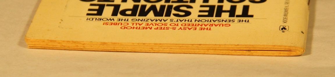 The Simple Solution to Rubik’s Cube ~ James G Nourse ~ Bantam ~ 1981 ~ VERY GOOD