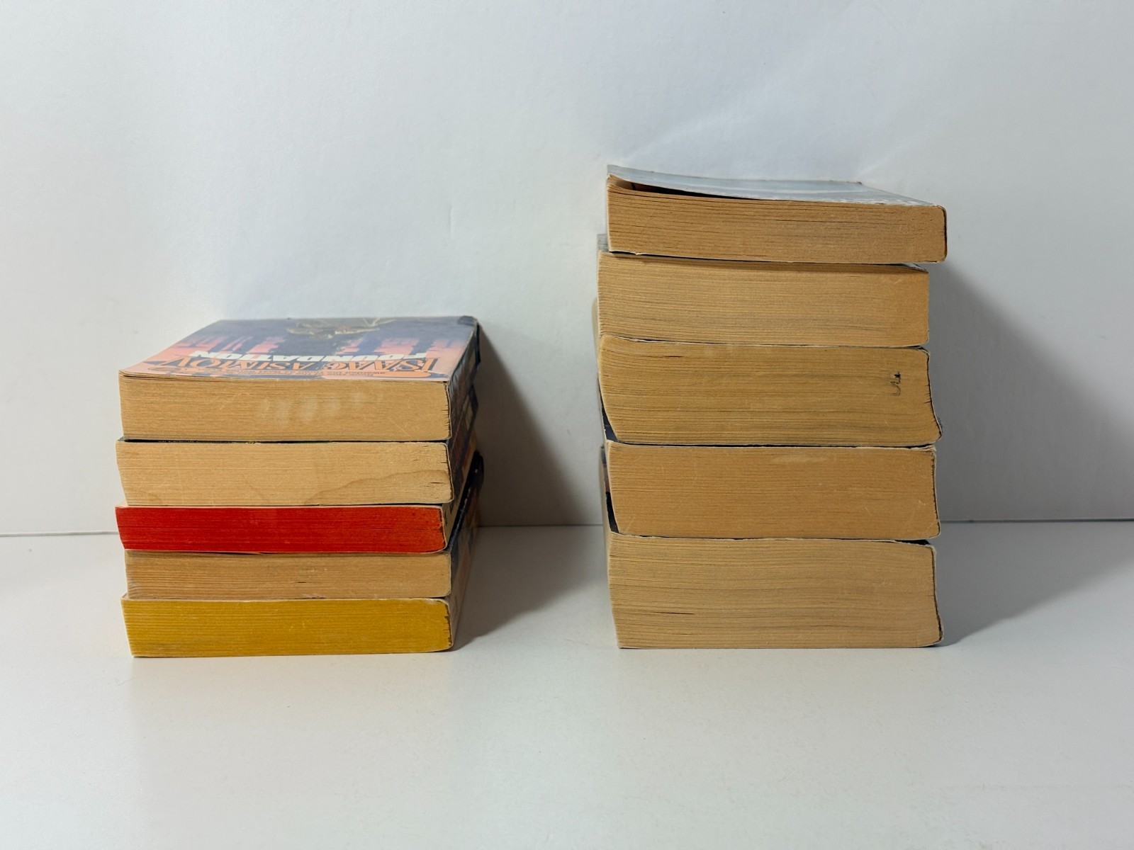 Lot of 10 ISAAC ASIMOV Science Fiction Paperbacks Misc. Vintage 1951-1990