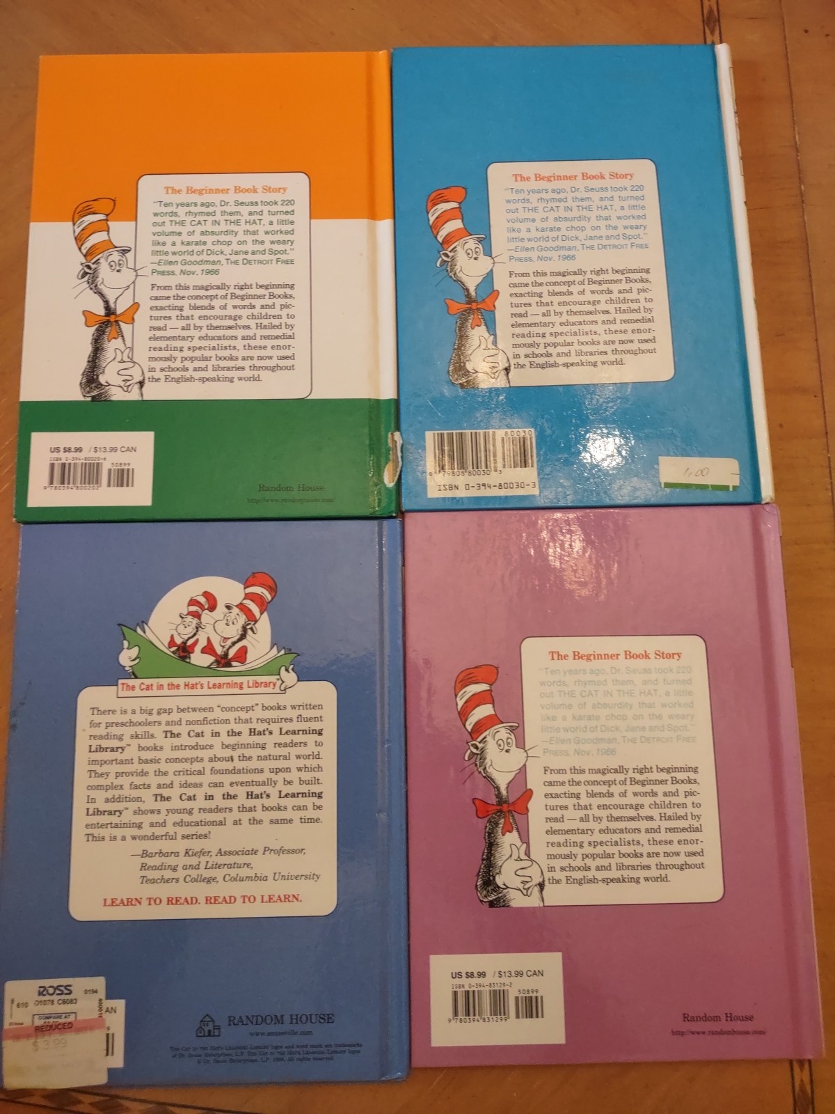 Lot of 10 Dr Suess Books Bullfrog, Foot, Get Up, ABC, Go Dog, Green Eggs, Mother