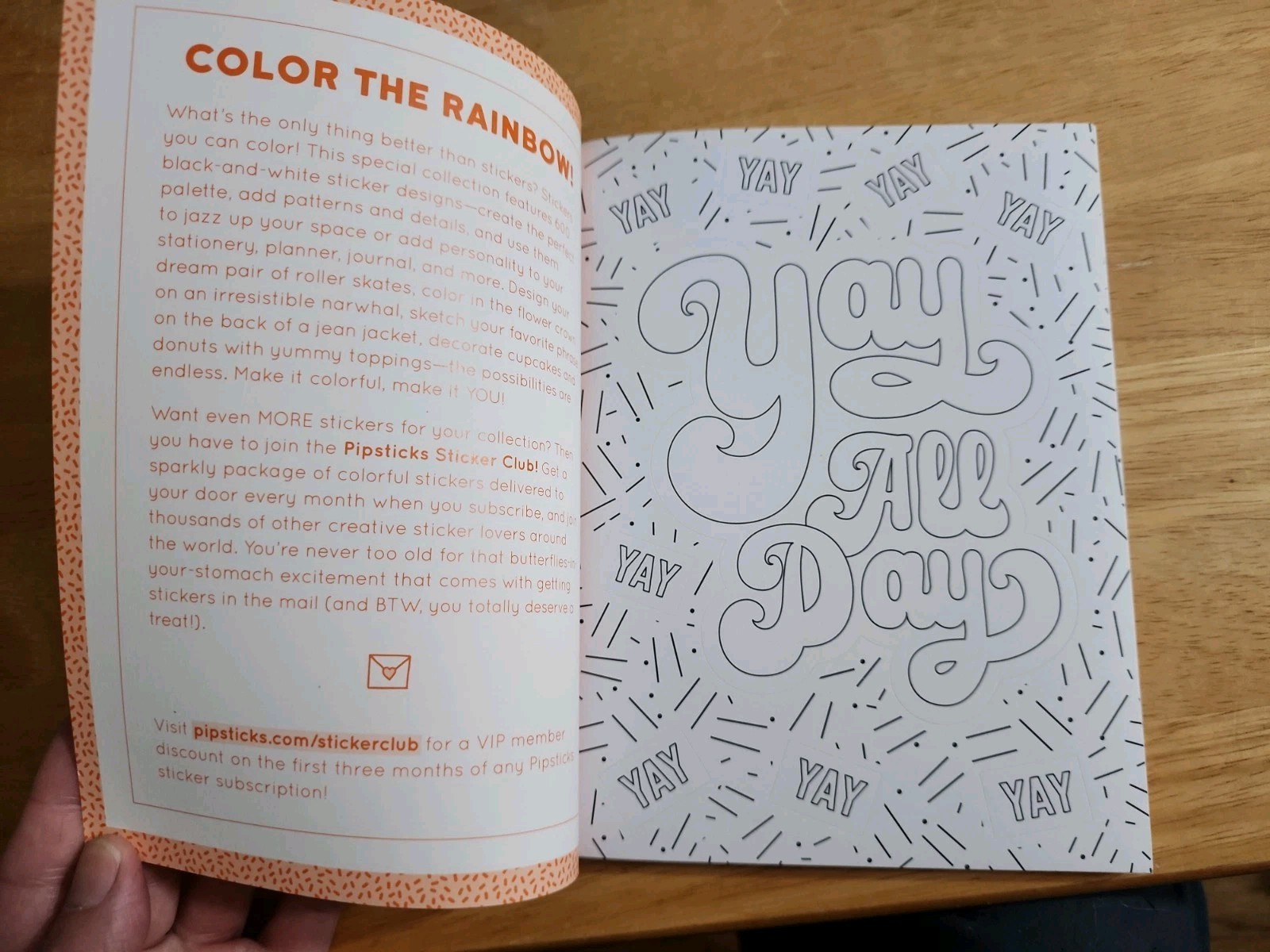 Pipsticks Color Your Own Stickers Volume 2