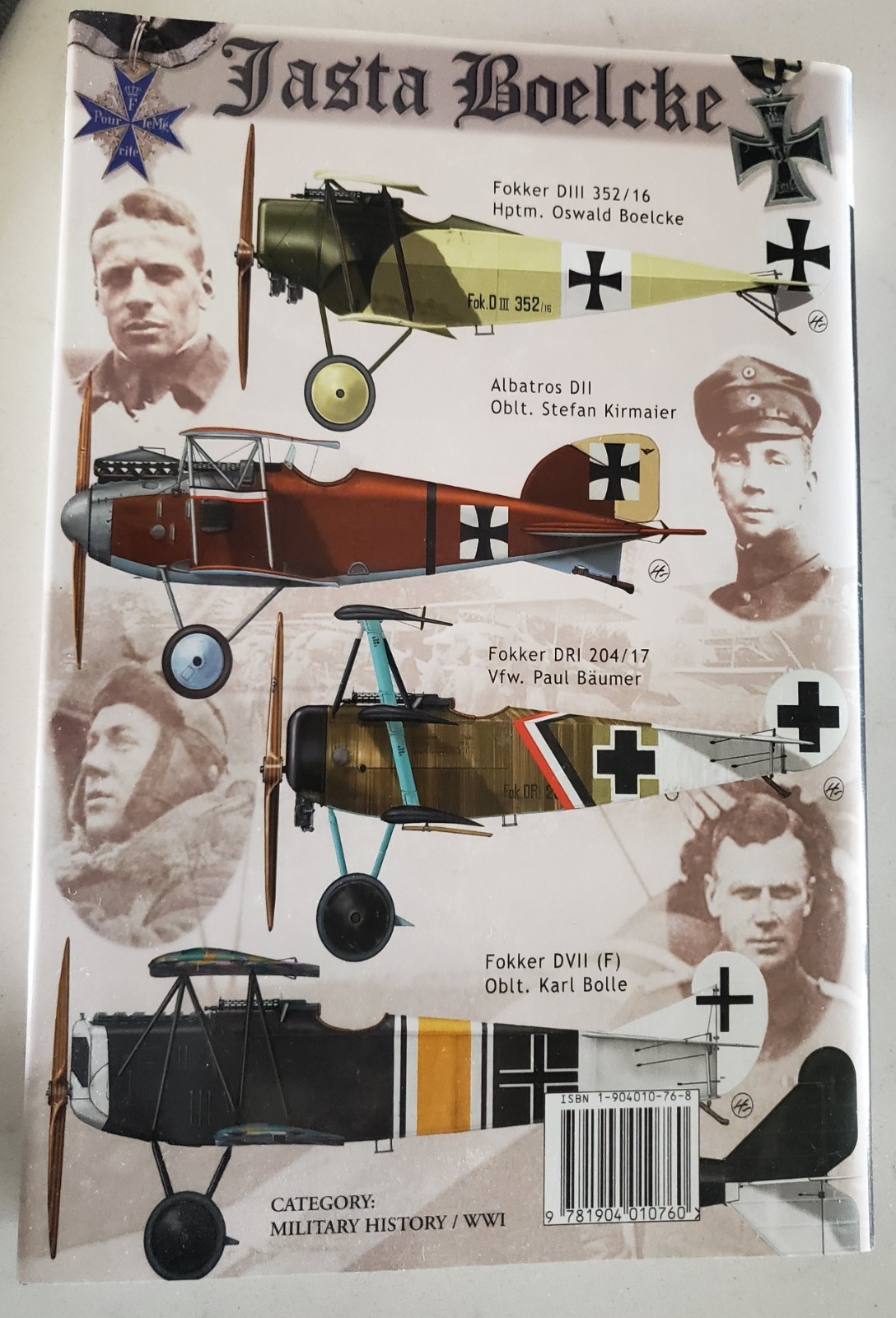 Jasta Boelcke : The History of Jasta 2, 1916-1918 by Norman Franks (2004,…