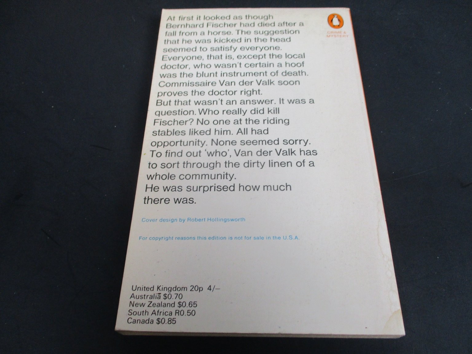 Strike Out Where Not Applicable Nicolas Freeling 1969 Crime Mystery Penguin