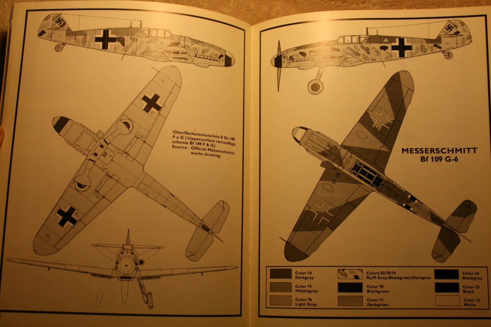 Monogram Close Up Volume 6 Messerschmitt Bf 109 G Gustav Part 1 Good Condition