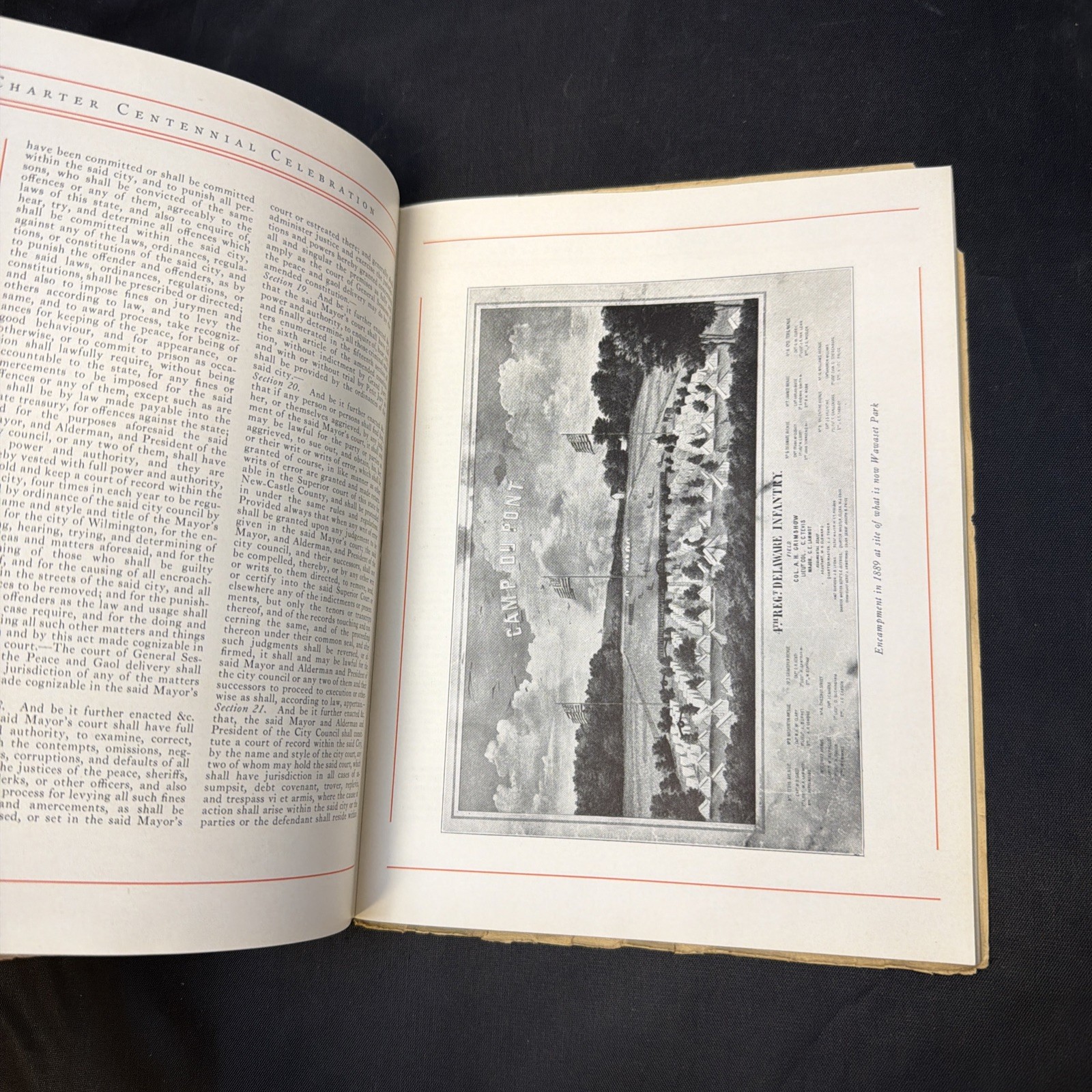 WILMINGTON DELAWARE CHARTER CENTENNIAL CELEBRATION Book 1832~1932 DE History