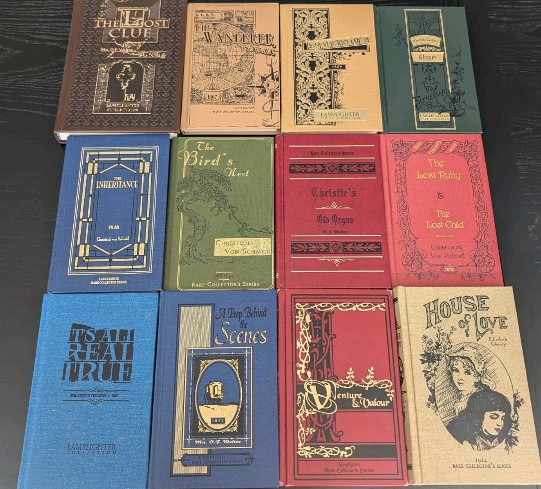 Lot 12 hardcover Lamplighter rare collector’s series books VG Condition