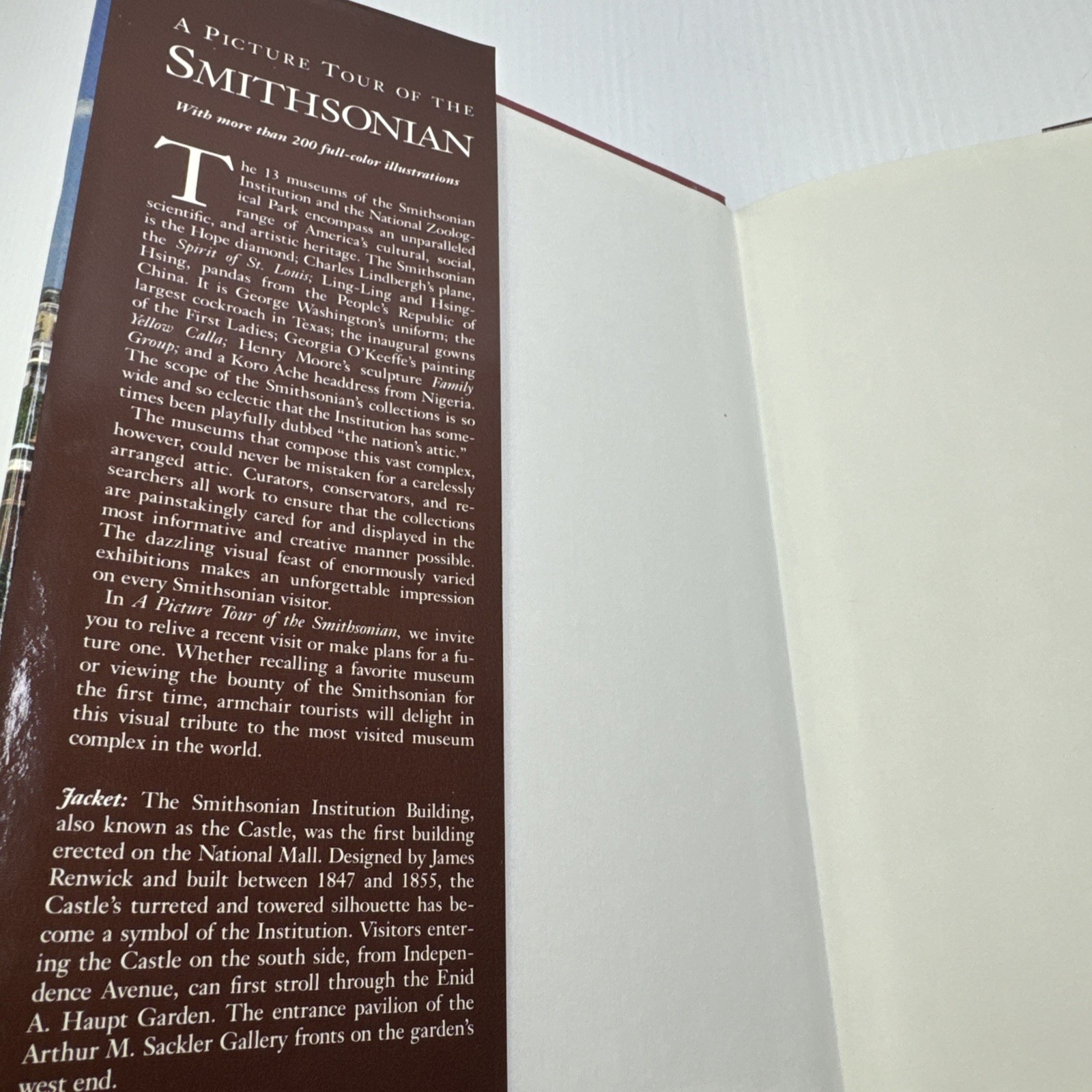 A Picture Tour of the Smithsonian 1990 HC Smithsonian Institution Press Vintage