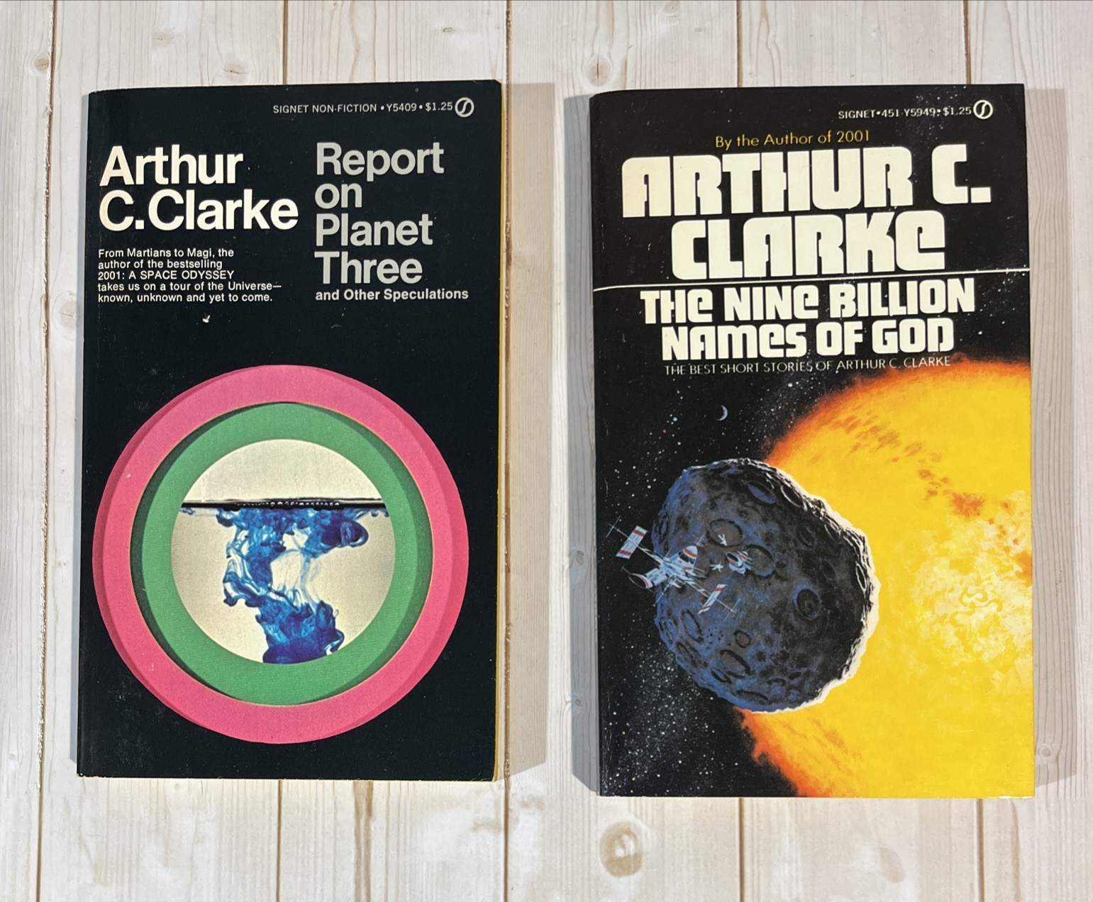 Arthur C. Clarke 2001 A Space Odyssey Signet Gift Pack Paperback Book Set – Rare