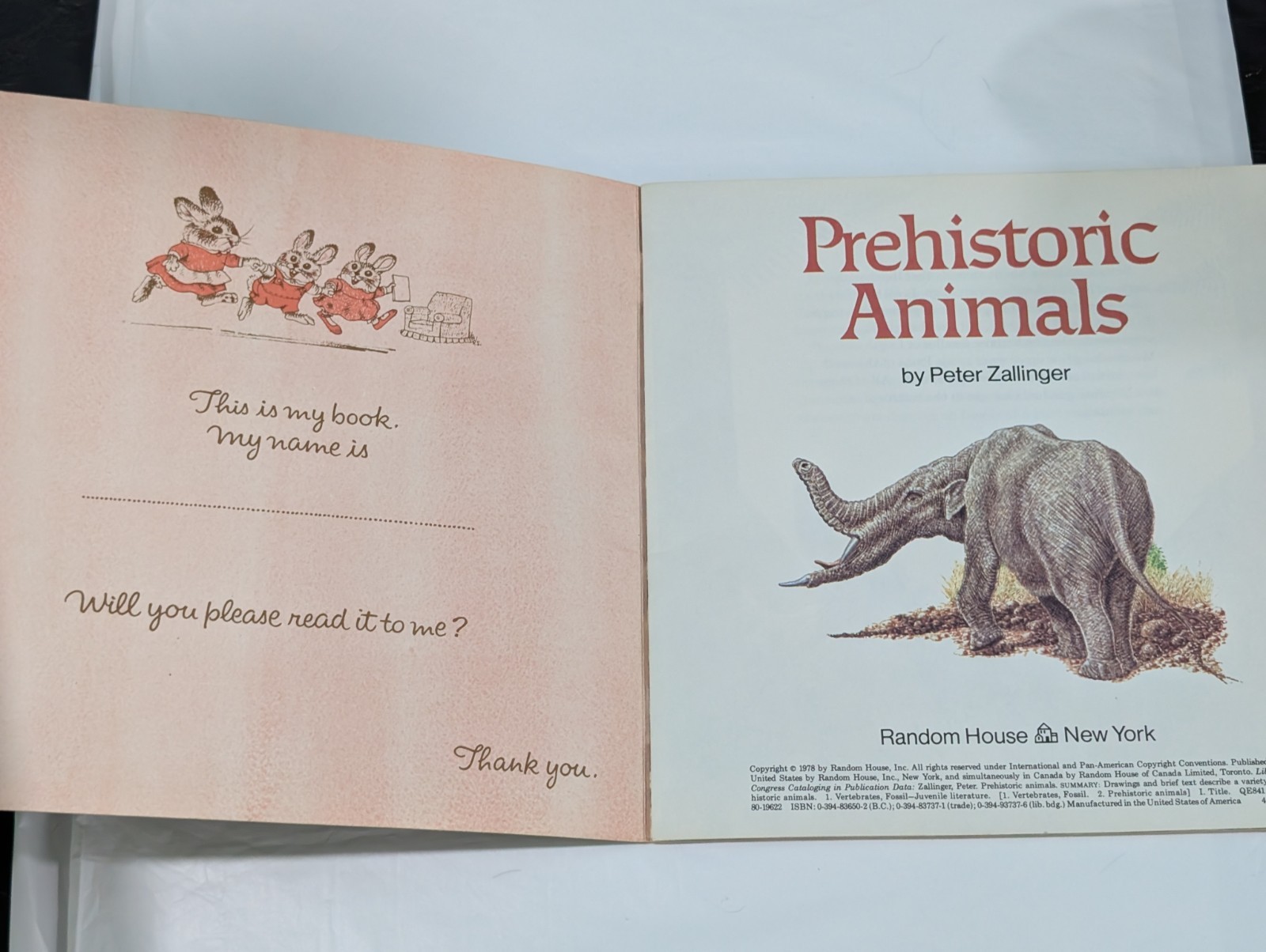 Vintage Children’s Book Lot (5) Trucks Trains Dinosaurs Cat McDs Xmas 1970s–1990
