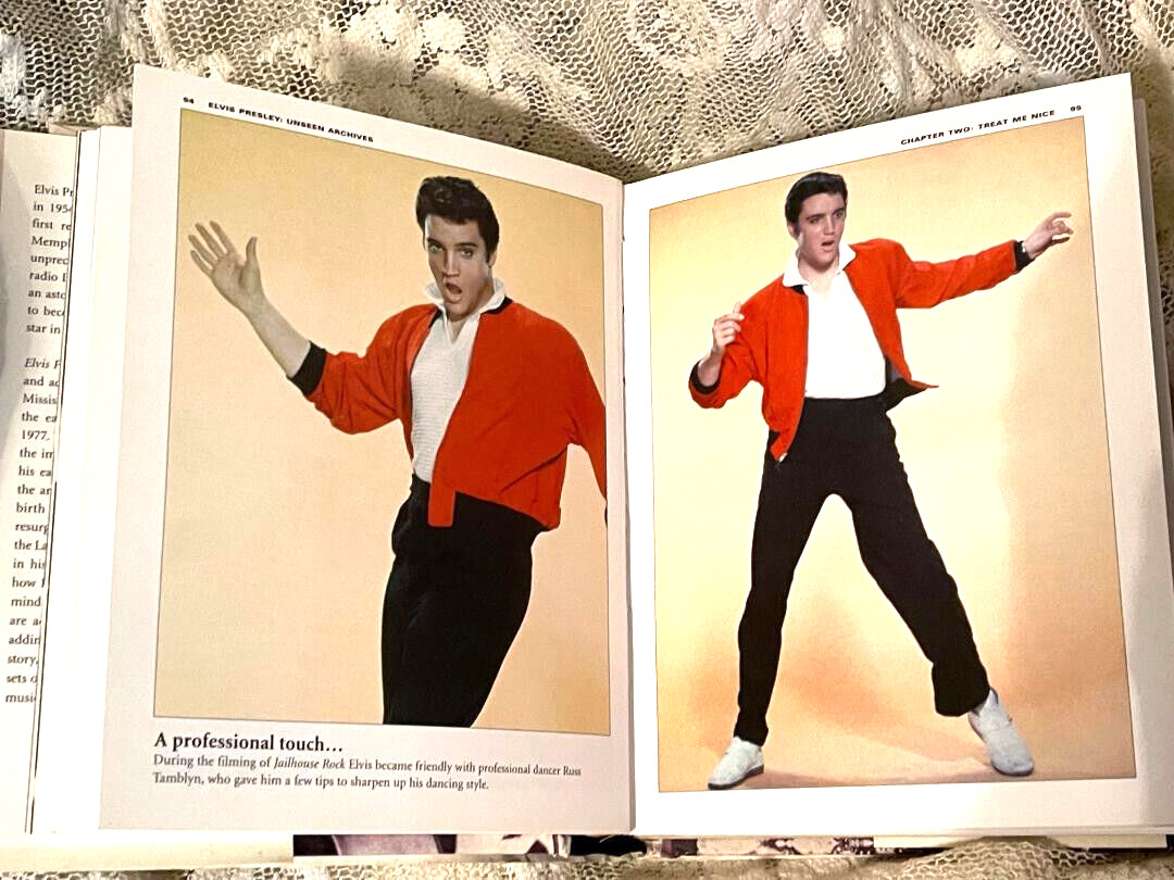 “Elvis Presley Unseen Archives” Hardcover, by Marie Clayton, 383 pages, 2003