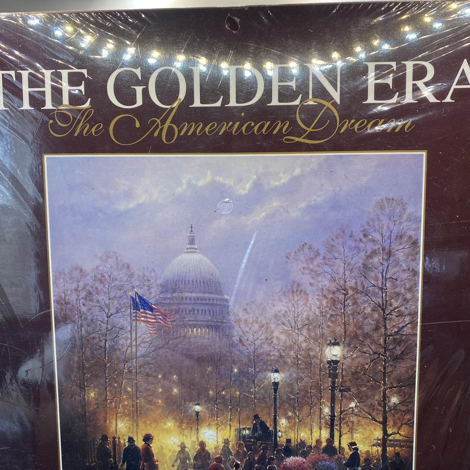 Vintage 1992 The Golden Era American Dream G Harvey Grey House Maroon HC DJ Art