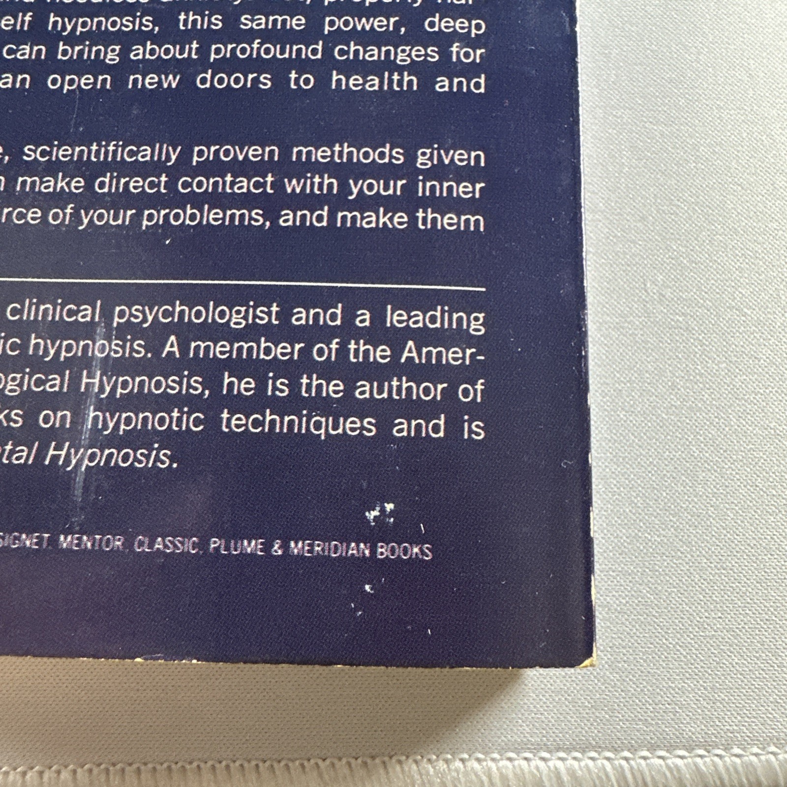 Self Hypnotism: The Technique And Its Use In Daily Living Leslie M. LeCron 1970