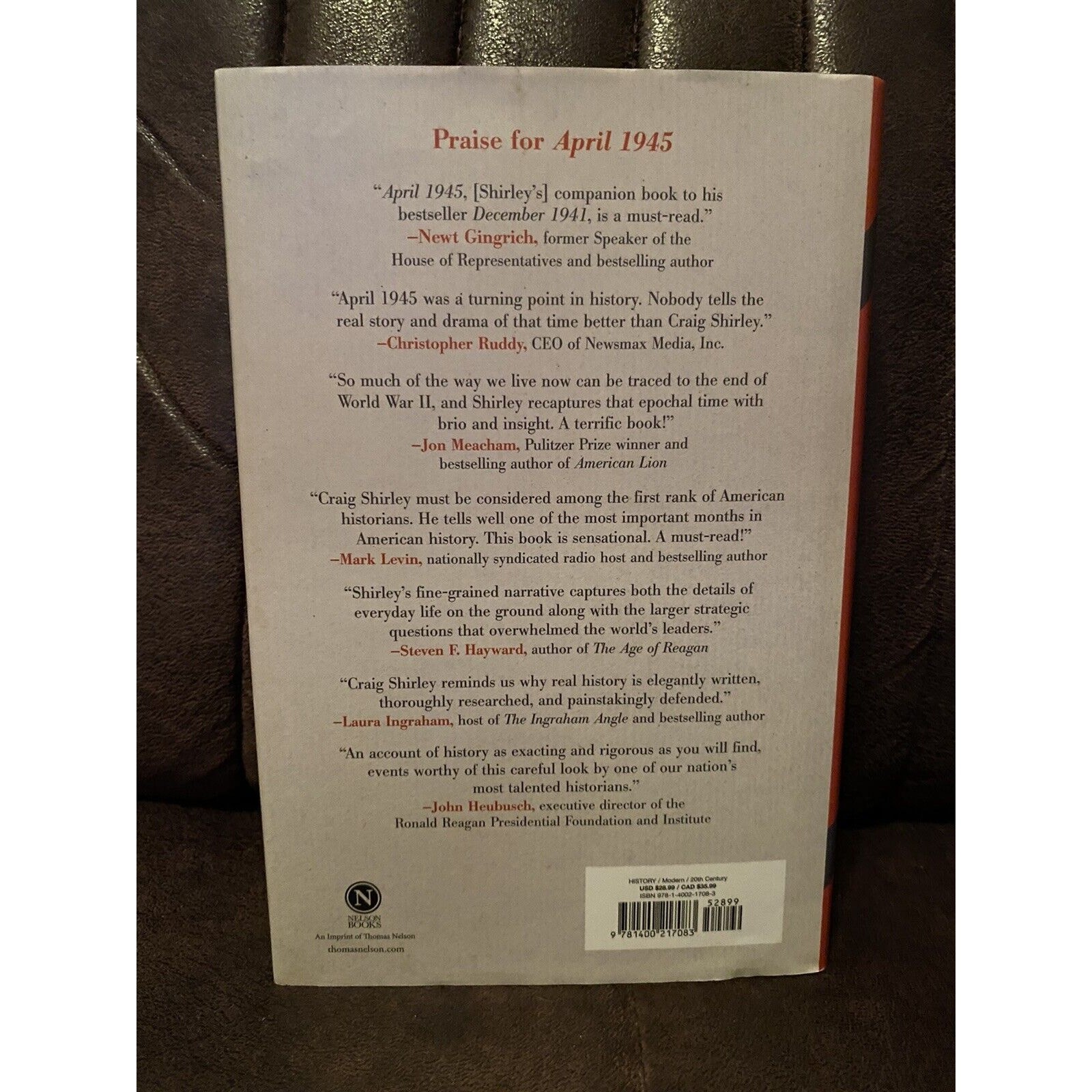 April 1945: The Hinge of History – Hardcover By Shirley, Craig – GOOD 2022