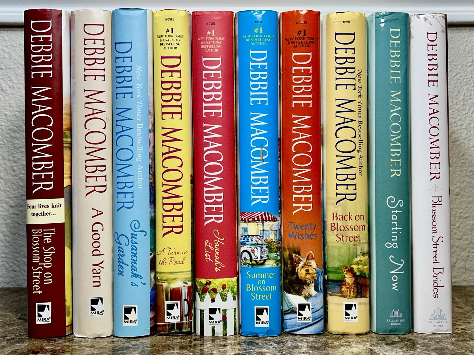 Complete BLOSSOM STREET Series #1-10 ALL Hardcover 1st Edition Debbie Macomber