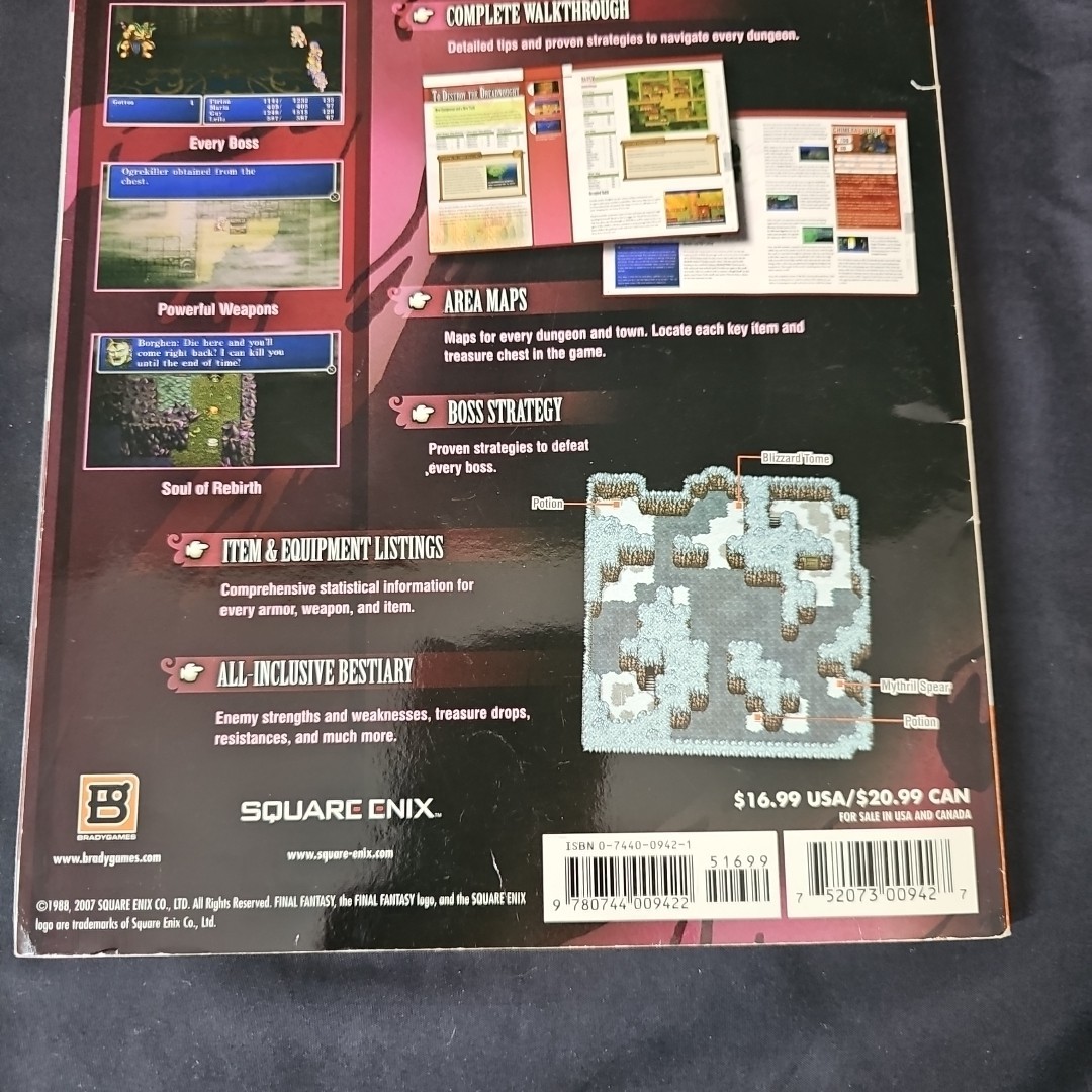 Final Fantasy II BradyGames David Brothers and Square Enix 2007