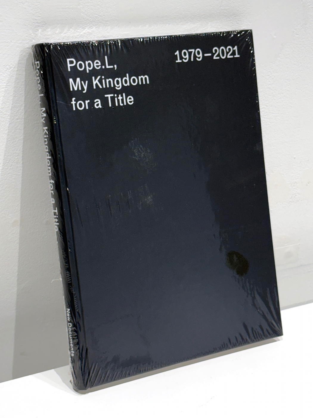 Pope.L hardcover art book My Kingdom for a Title