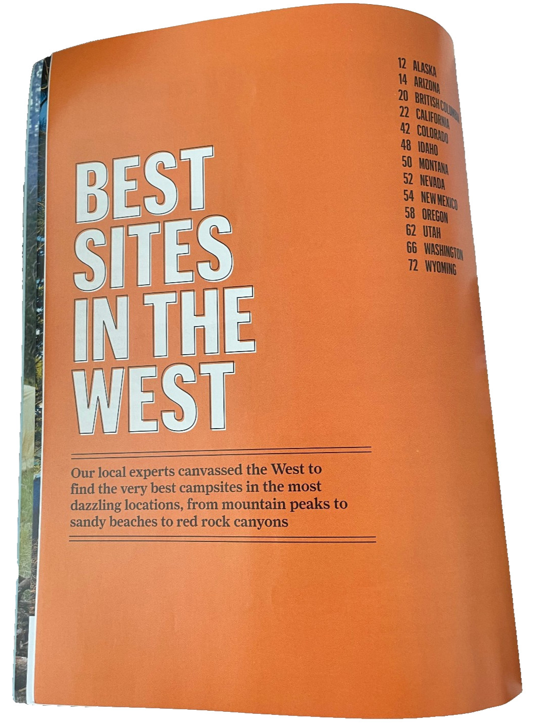 Sunset Magazine the West’s Best Camping 2013 beautiful excellent condition