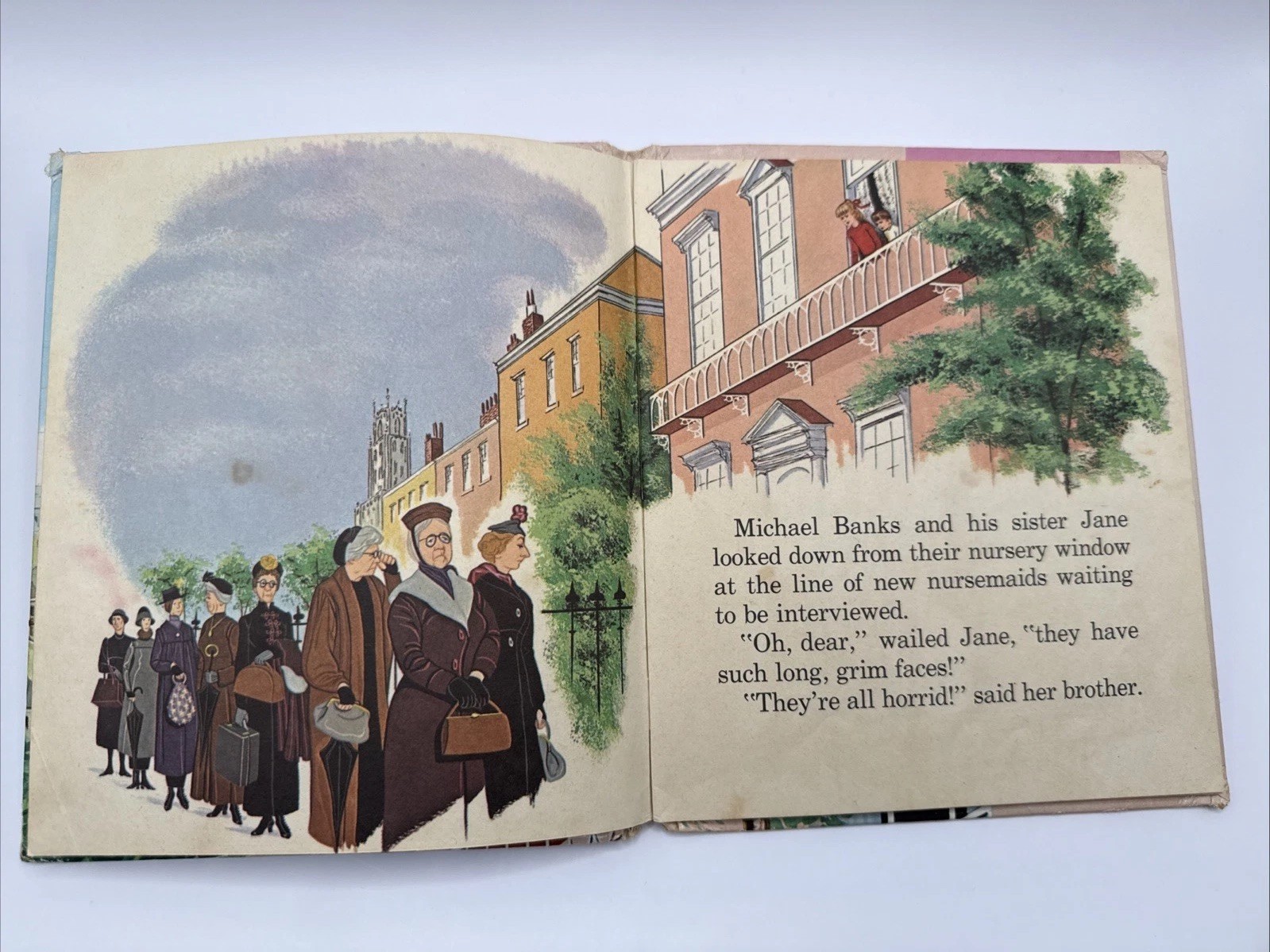 Vtg 1964 Mary Poppins Whitman Top Tales Hardcover Book Walt Disney Authorized