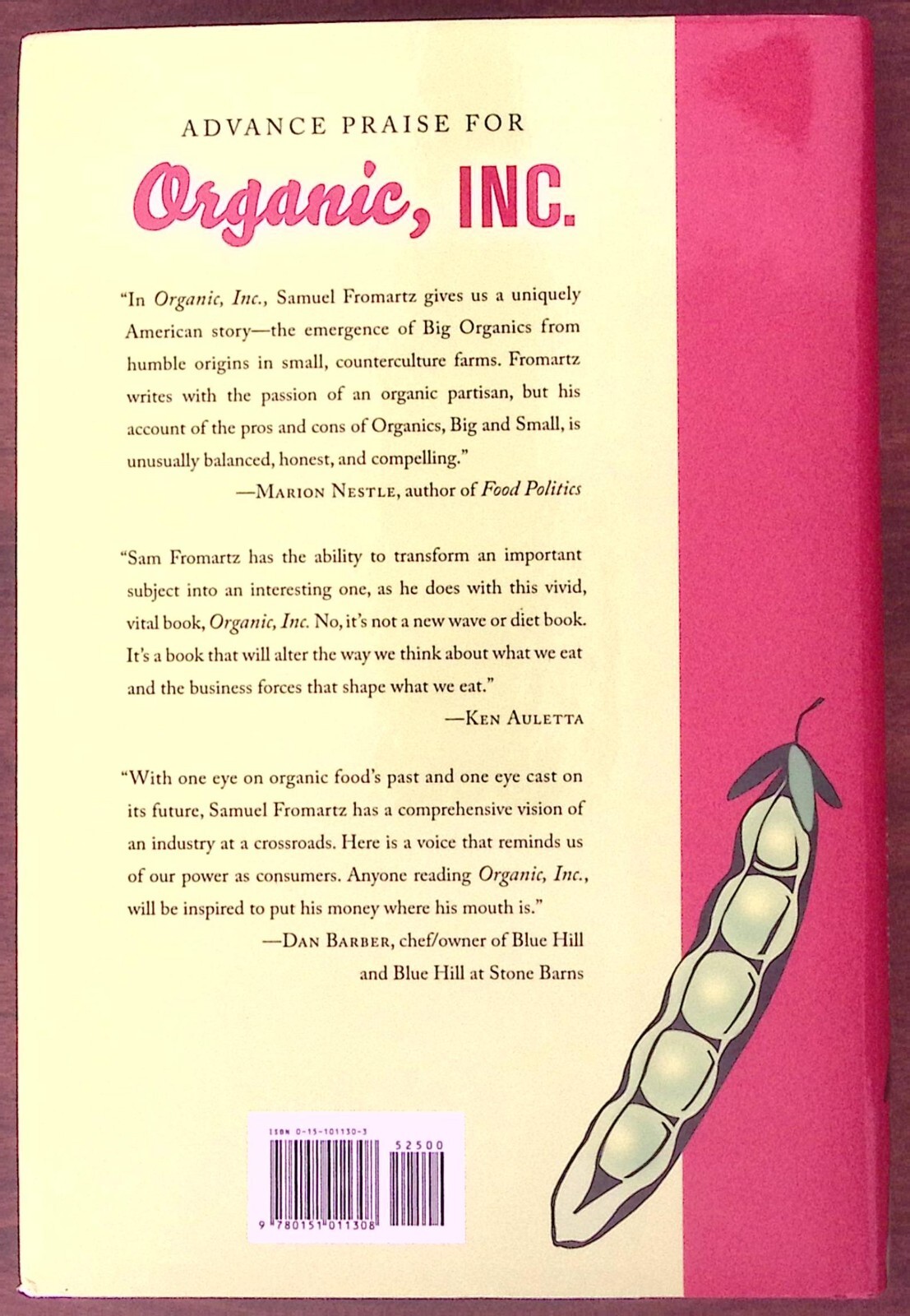 ORGANIC INC. NATURAL FOODS AND HOW THEY GREW SAMUEL FROMARTZ HCDJ EXC 1st B1455