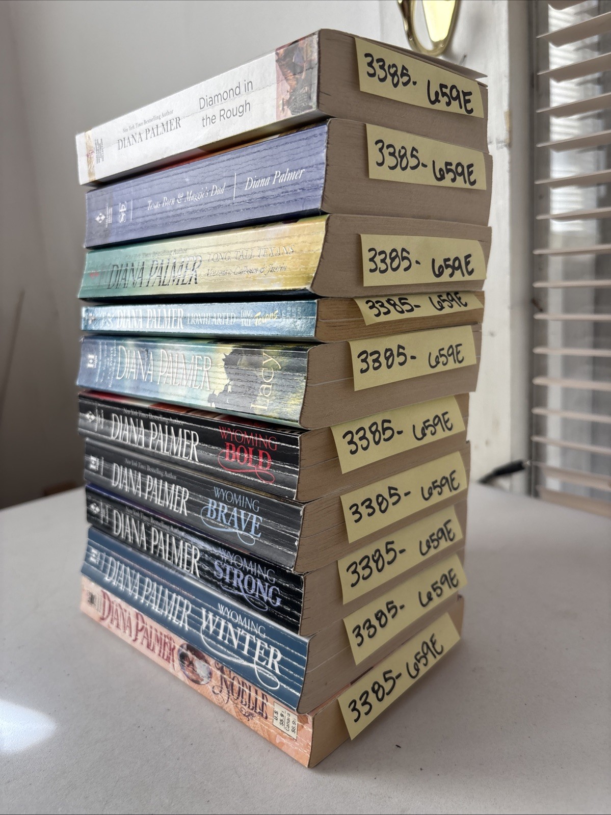 Lot of 10- Diana Palmer – Westerns, Romance, Wyoming – PB – Free Shipping