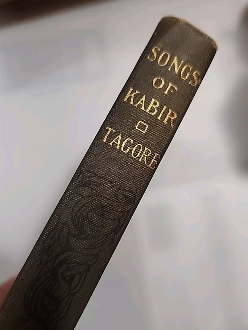 Rare Songs of Kabir by Rabindranath Tagore, 1915 First Edition Macmillan Vintage