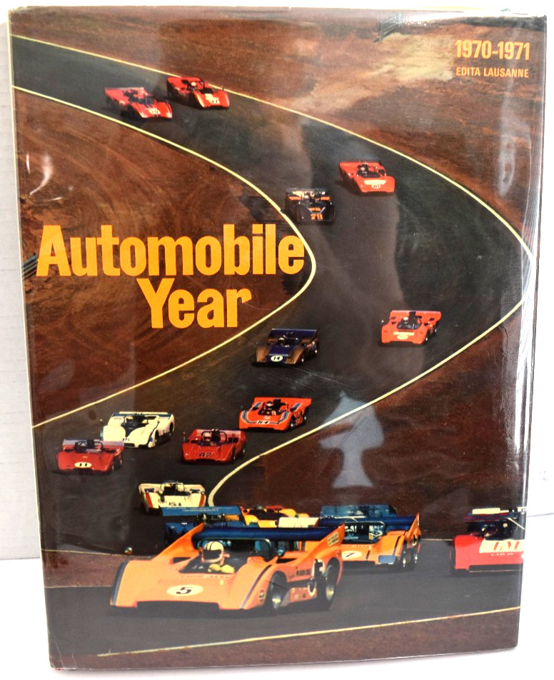 Automobile Year #18 1970-1971 Edita Lausanne RARE! *VERY GOOD CONDITION*