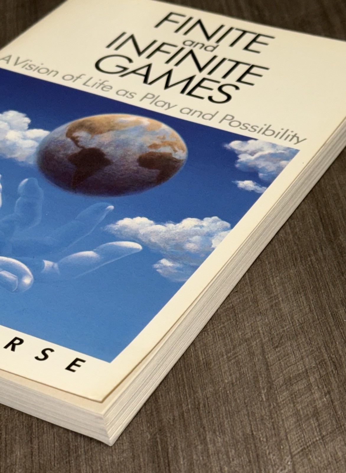 Finite and Infinite Games James P. Carse 1986 Edition Philosophy Paperback