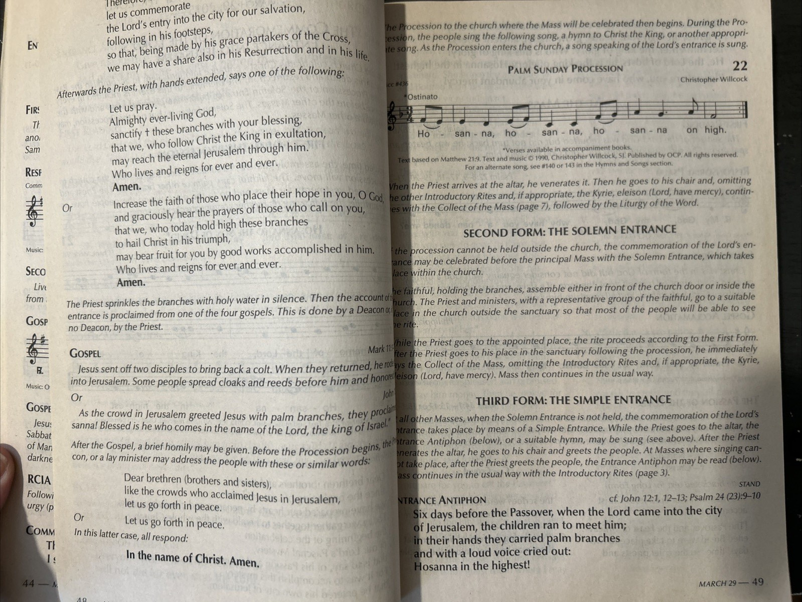 Breaking Bread 2015 Softcover Catholic Book/Hymnal Large Print