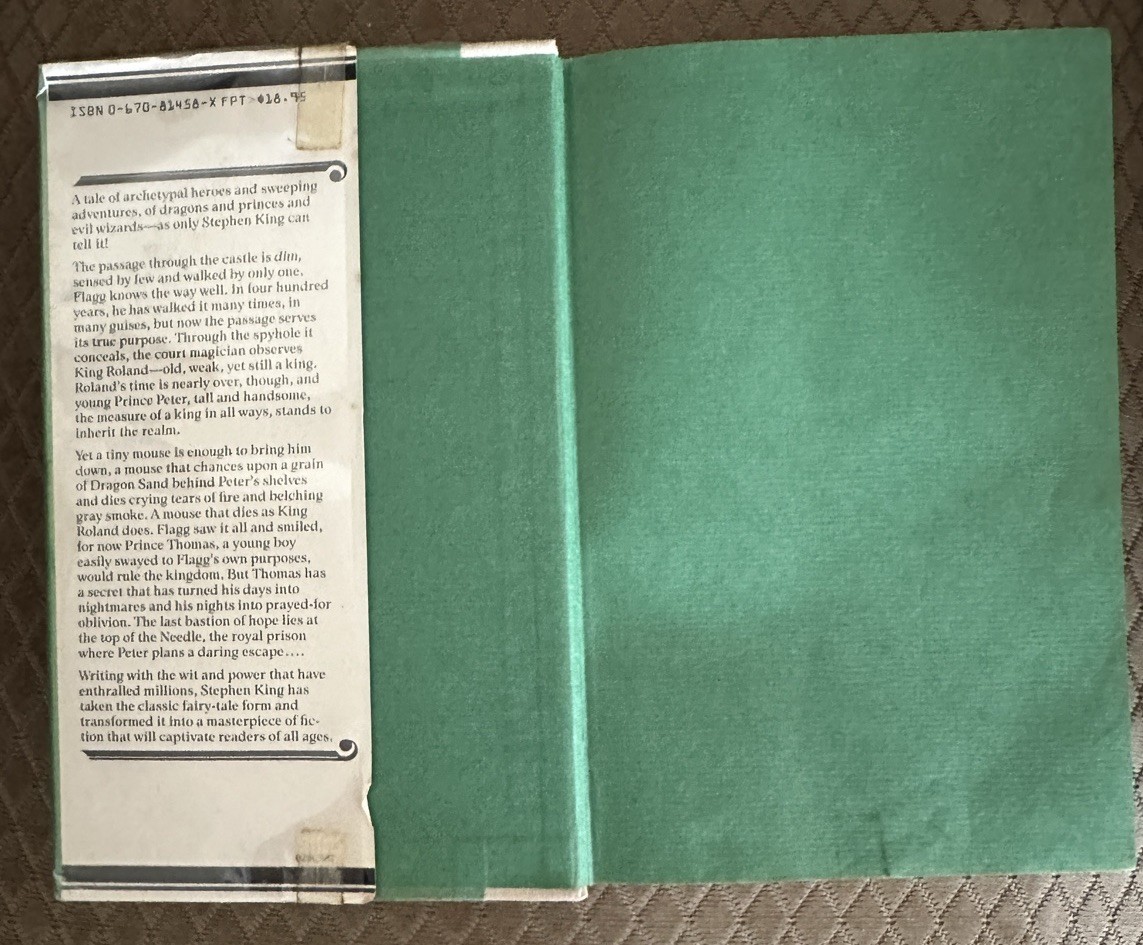 The Eyes of the Dragon by Stephen King 1987 True 1st Edition 1st Print Hardcover