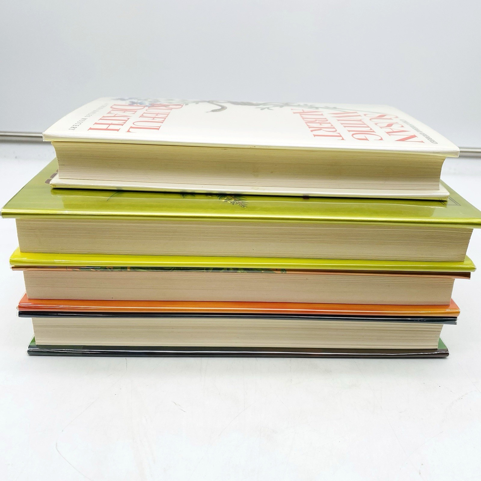 4 SIGNED China Bayles Novels First/First Susan Wittig Albert Hardcover Dust Jkt