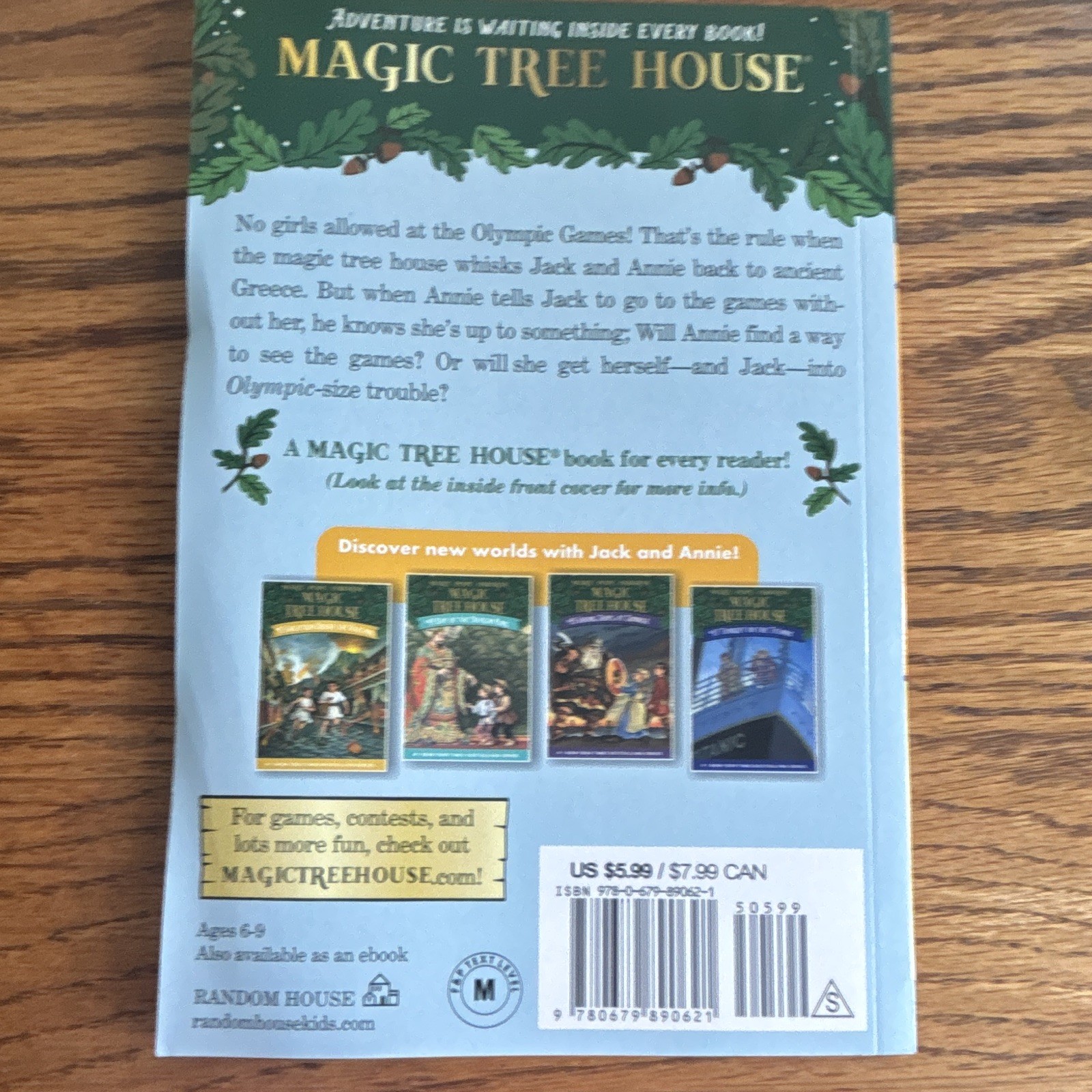 Mary Pope Osborne Magic Tree House #16 Hour of the Olympics Mass Market