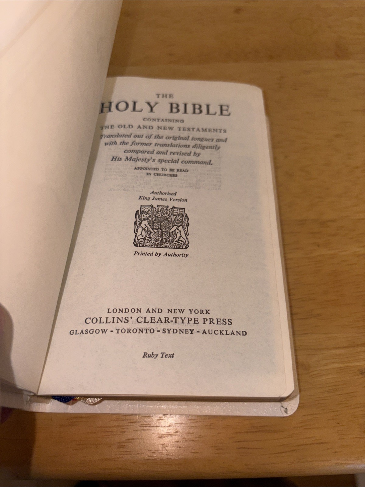 Vintage Order Of The Eastern Star Holy Bible King James Small 5 1/2” With Box