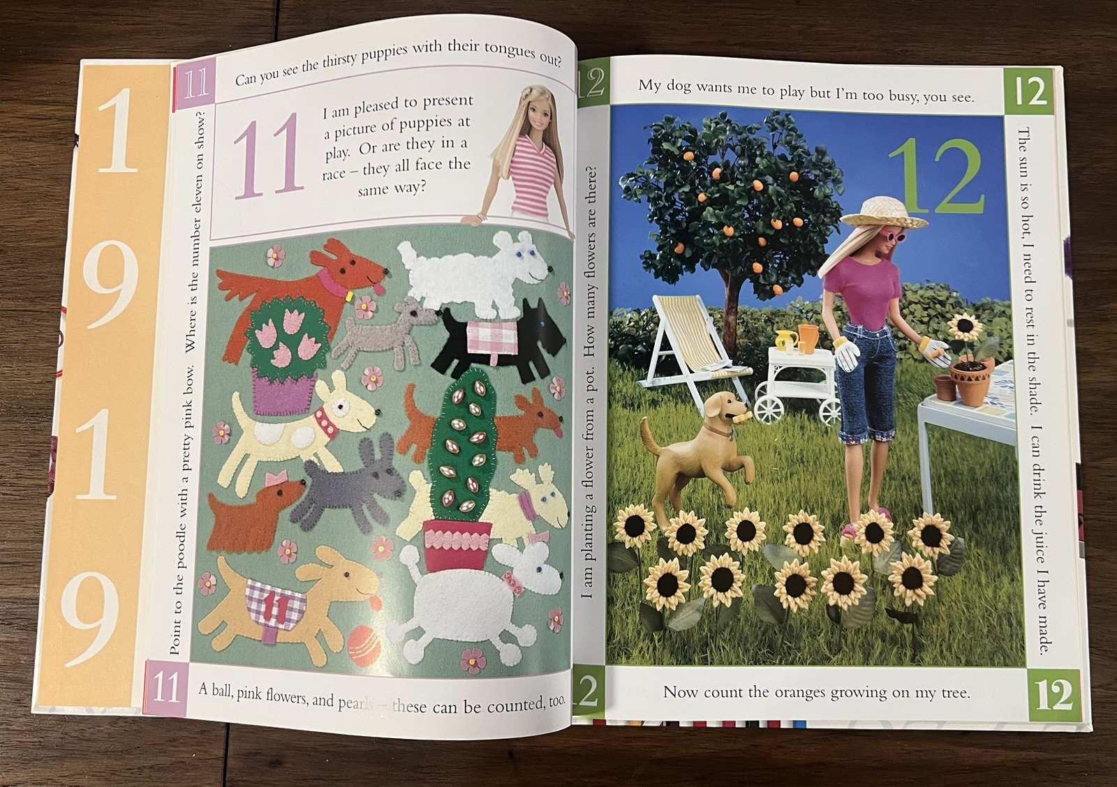 Barbie 123 Book Hardcover Printed In Italy A Dorling Kindersley Book Vintage
