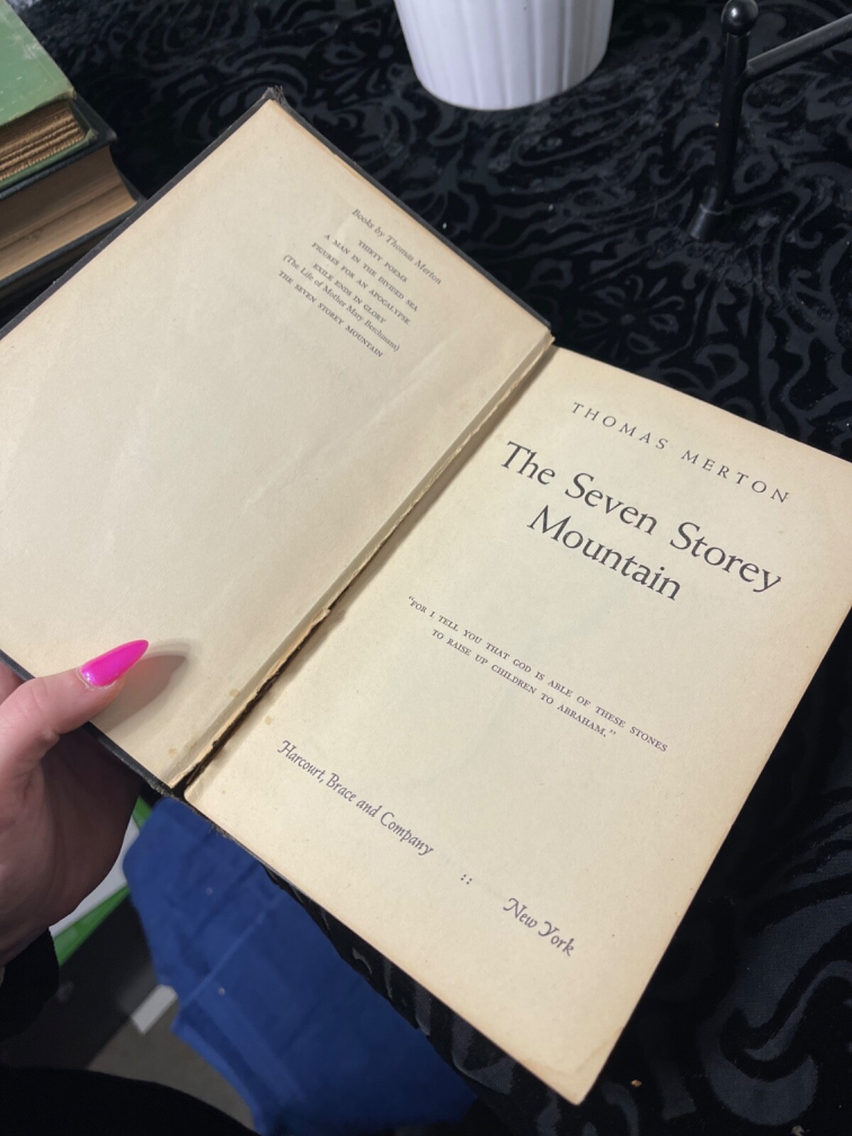 The Seven Storey Mountain by Thomas Merton 1948 Hardcover Harcourt