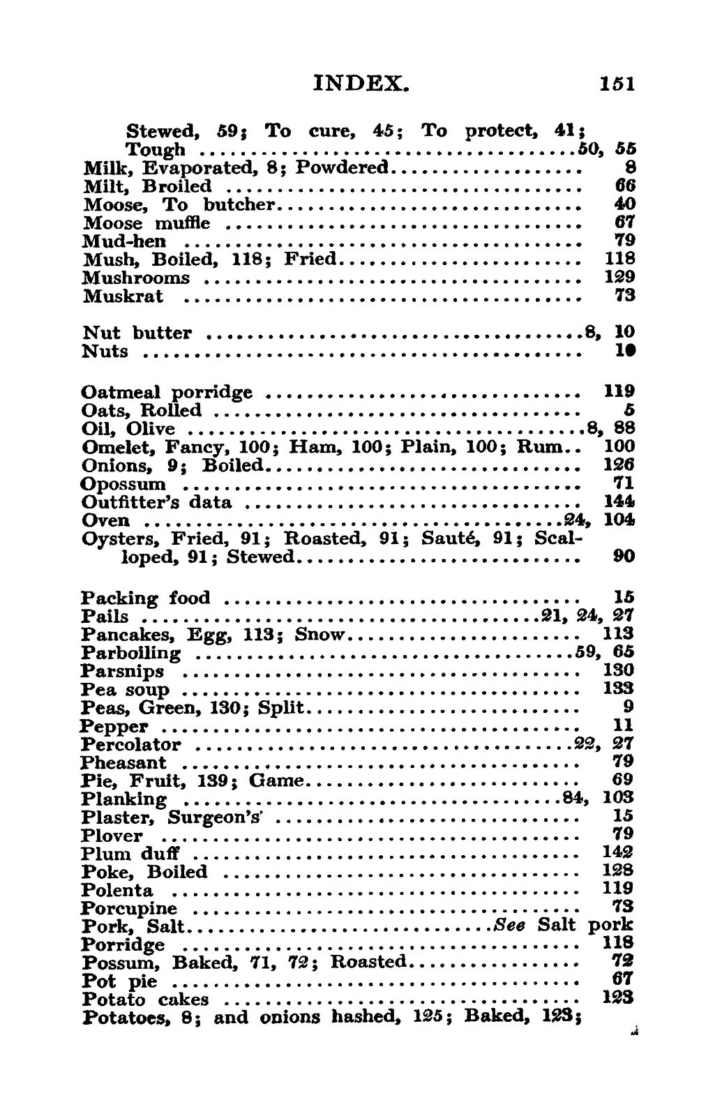 1910 Camp Cookery Vintage Cook Book 164 Pages