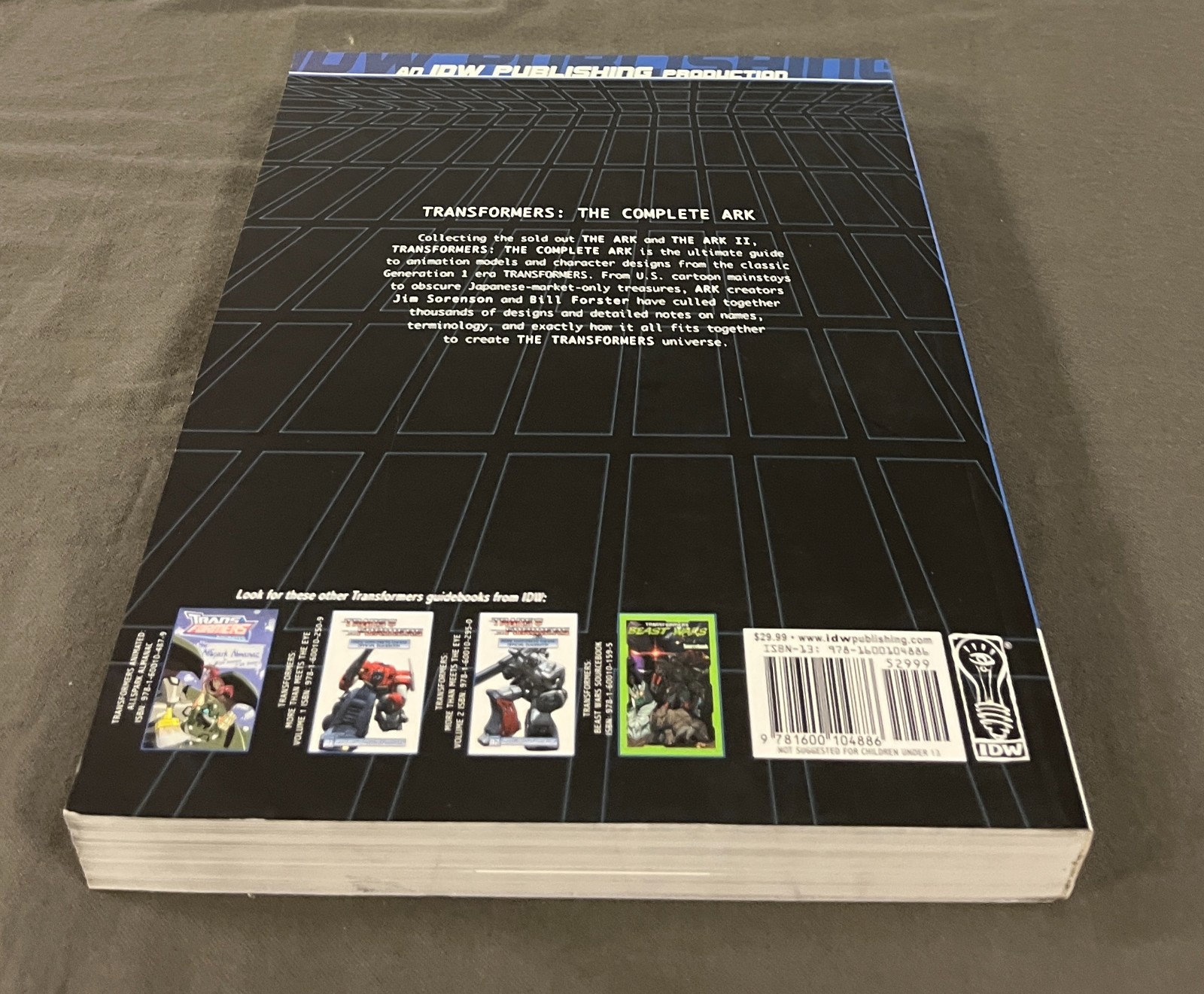 Transformers: The Complete Ark : By Sorenson & Forster : Light shelf wear