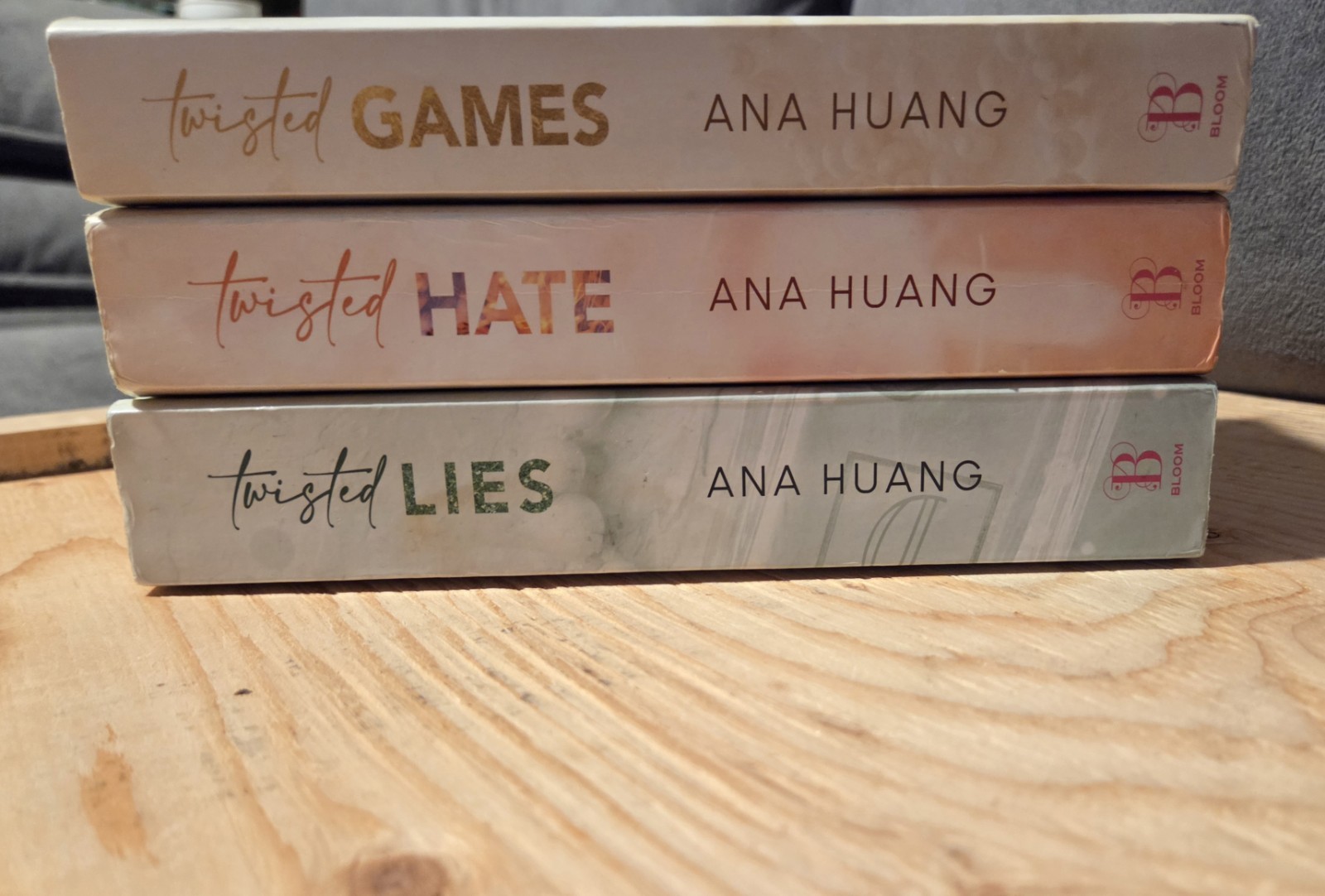 Ana Huang Twisted Series Books 2-4 Games Hate Lies Paperback Lot