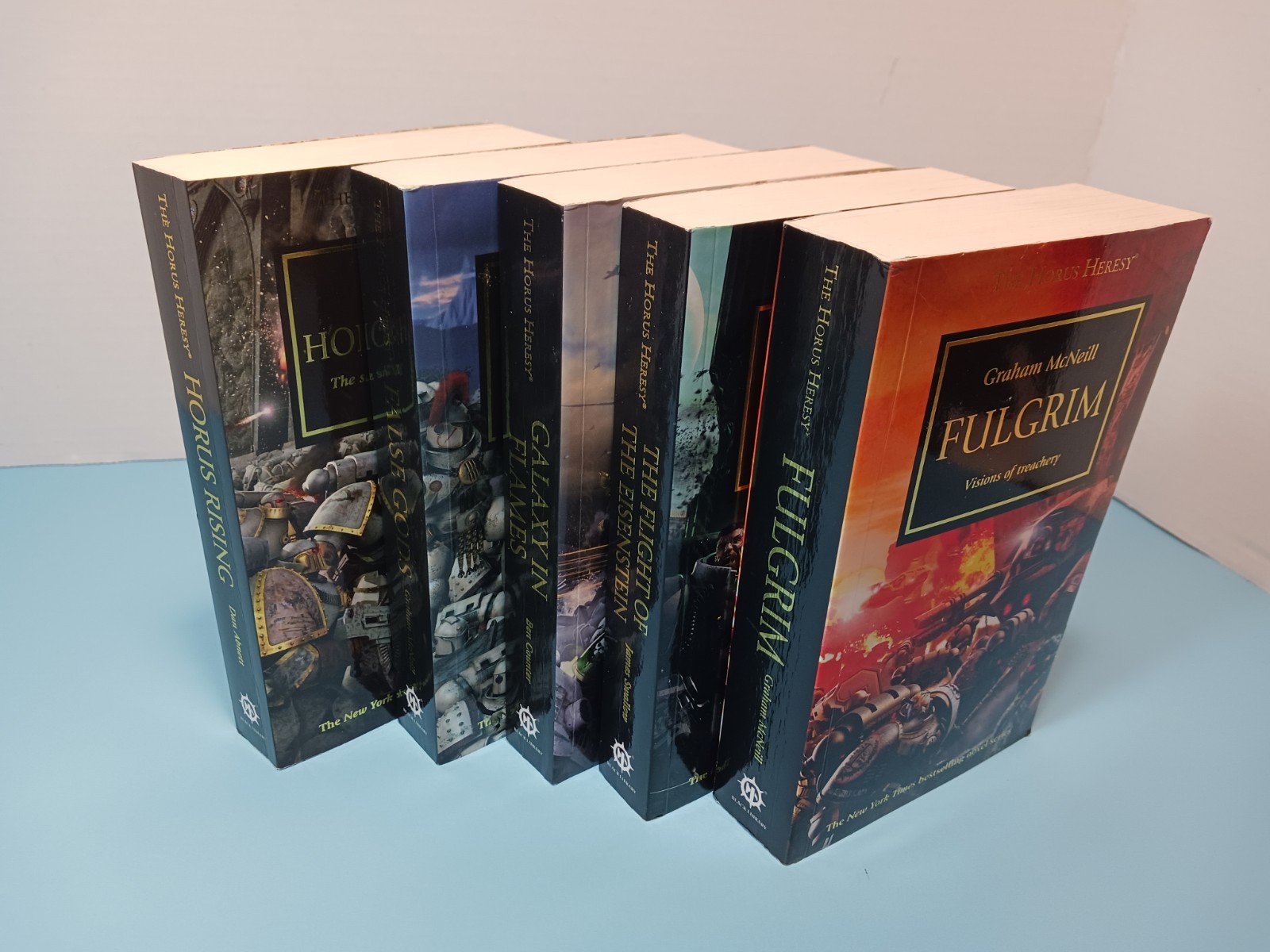 Warhammer 40K Horus Heresy Books 1-5 Reprints VGC
