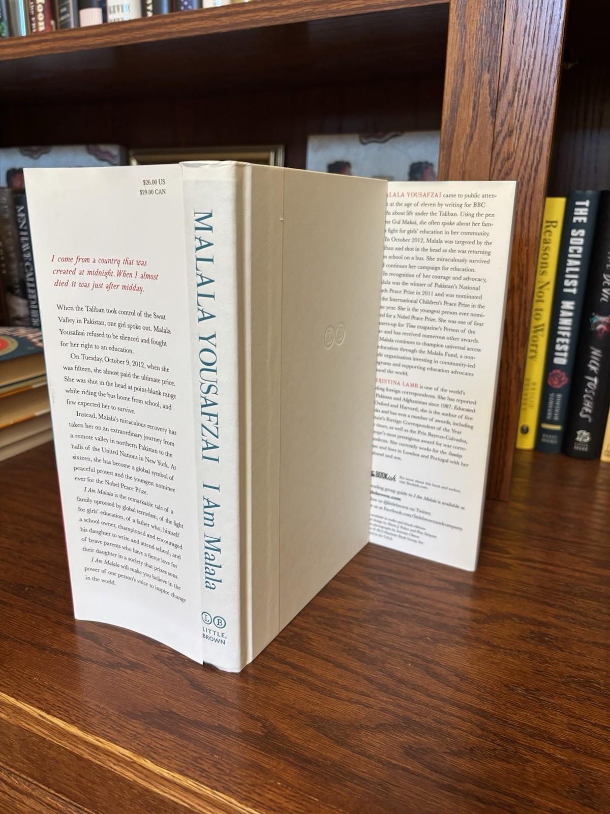 I Am Malala. Malala Yousafzai. 1st HC Ptg. LB 2013. Fine Unread