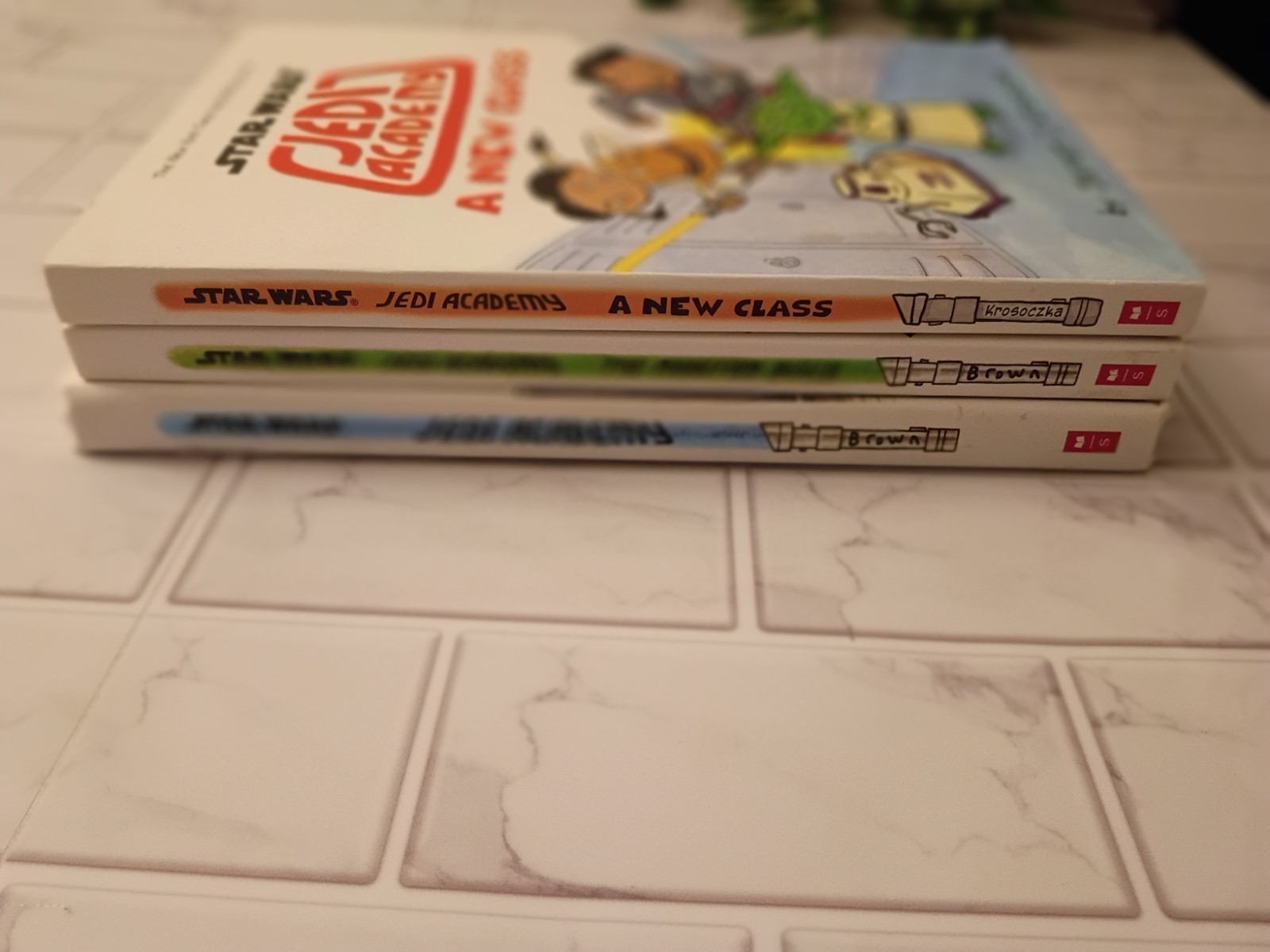 Star Wars: Jedi Academy Book by Jeffrey Brown HC/PB Kids Graphic Novel Scholasti