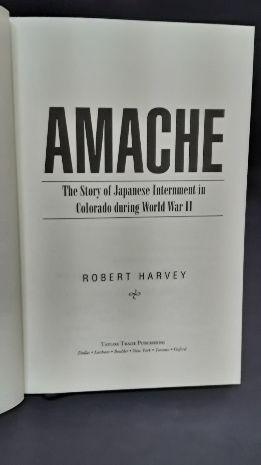 Amache: The Story of Japanese Internment…by R. Harvey (2004) G HB 250604