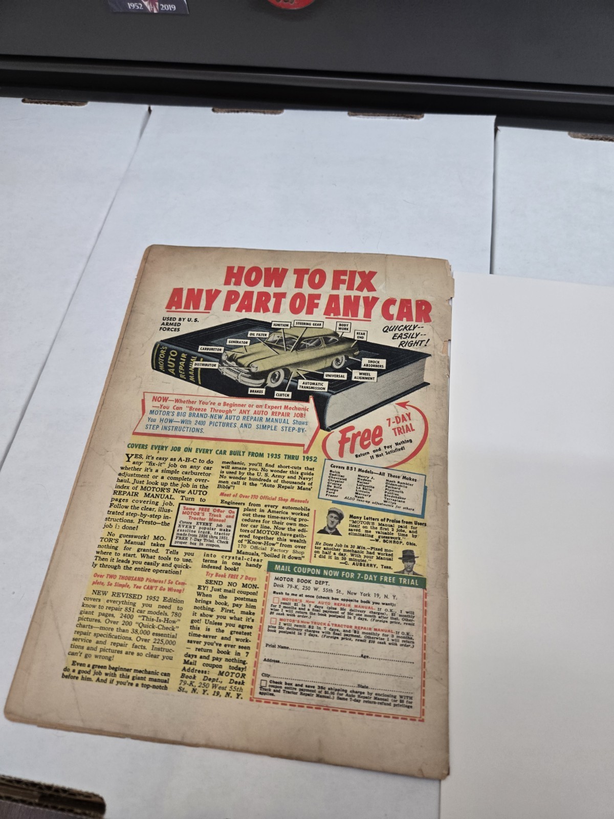 MAD Magazine #1 OCT-NOV 1952 EC COMICS TALES CALCULATED TO DRIVE YOU MAD COMIC’S
