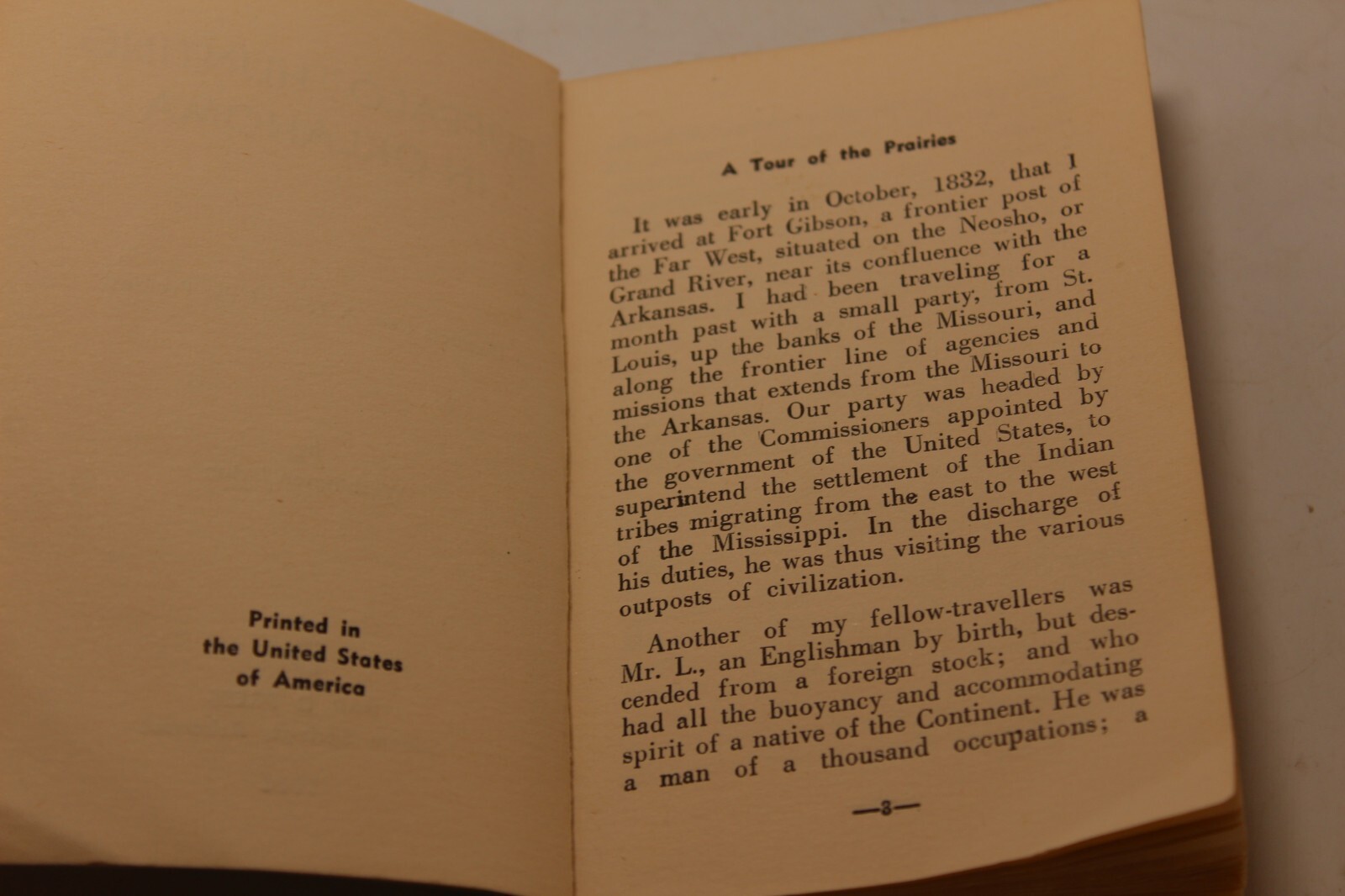 Buffalo Hunting in Oklahoma by Washington Irving Bar D Press 1938 PB 1st Rare