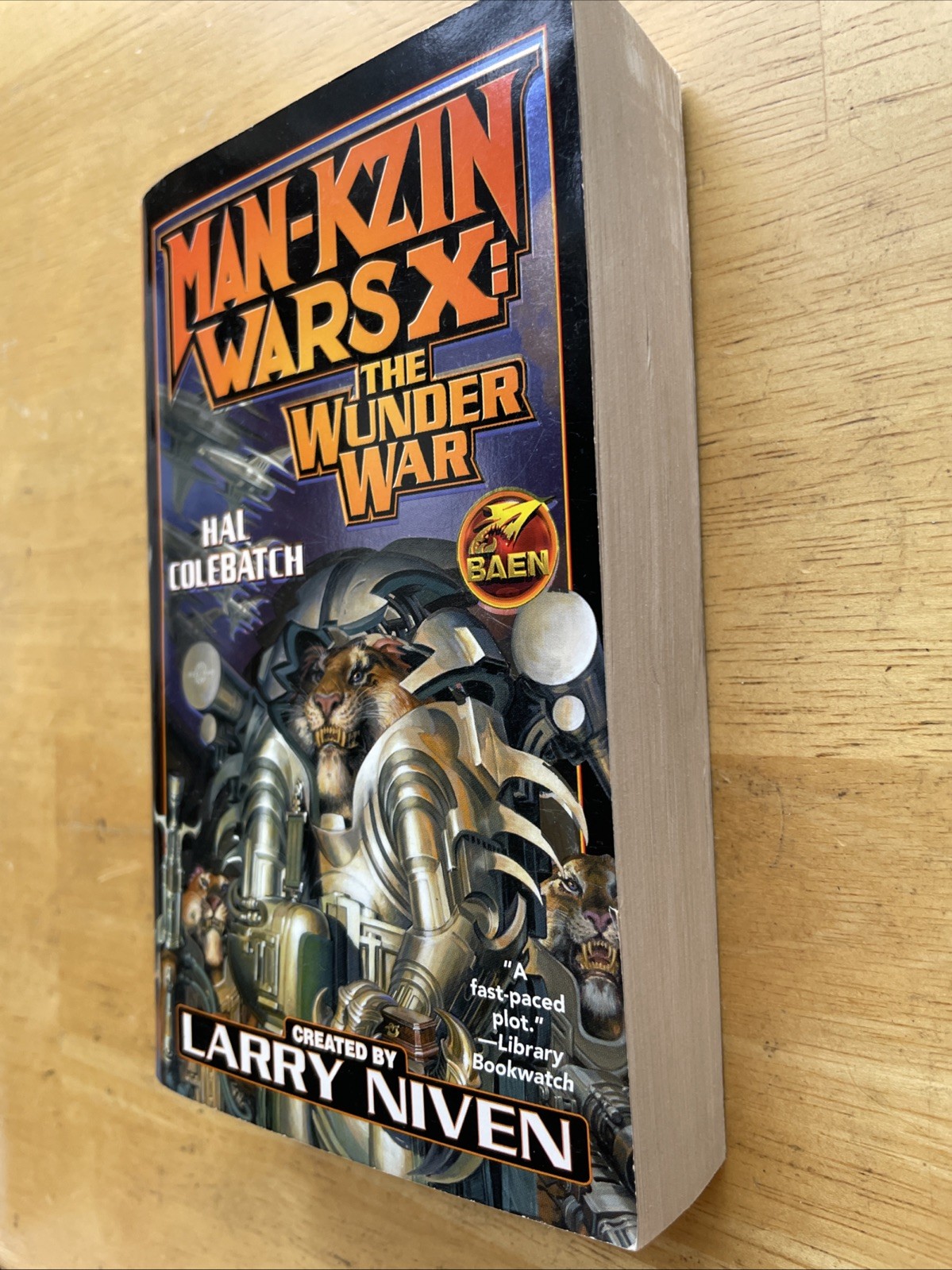 The Man-Kzin Wars 8 Book 2-7,9-10 Lot by Larry Niven Paperback Books