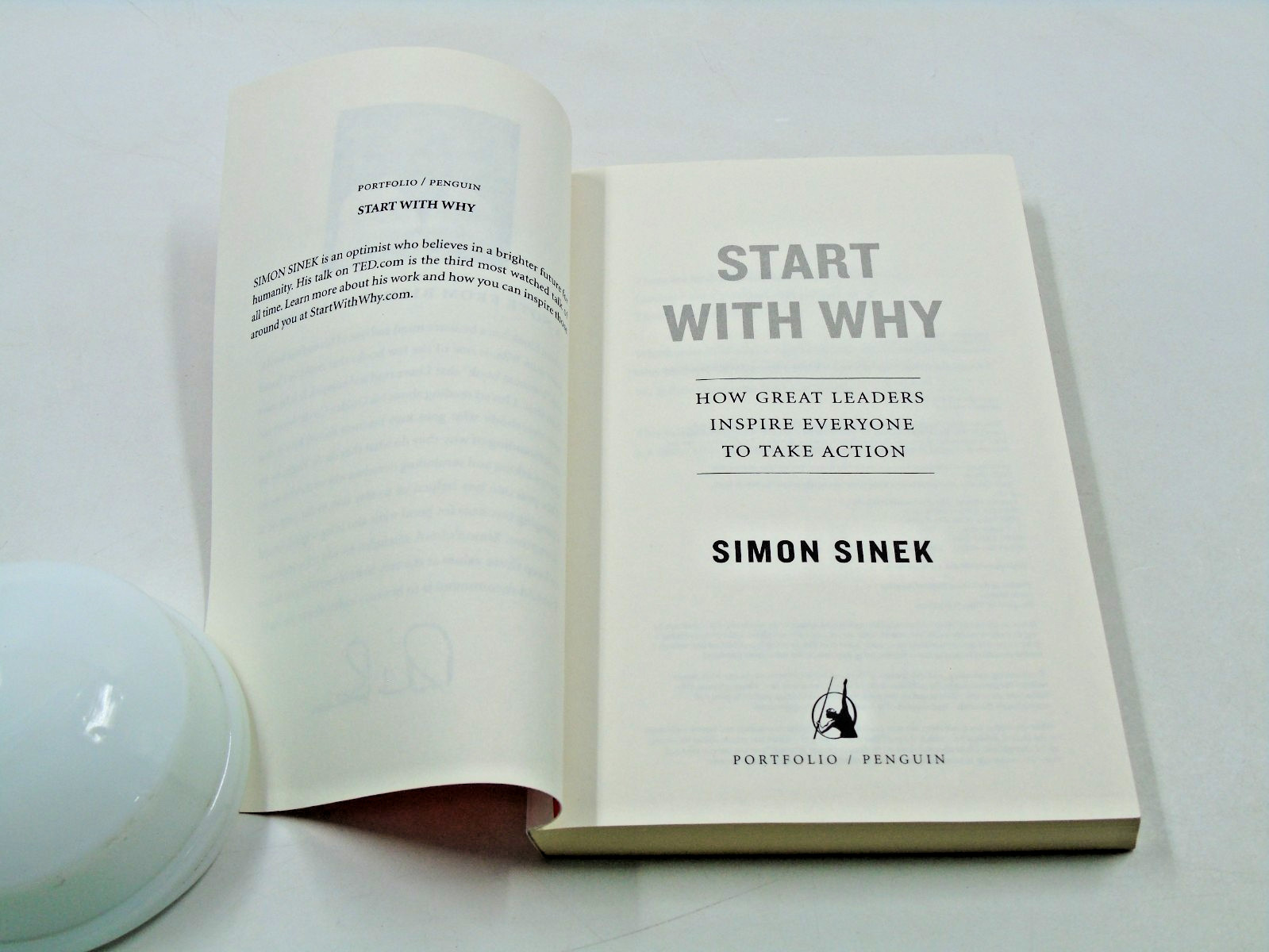 Start With Why By Simon Sinek Note and SIGNED By Richard Branson Book Club Edit