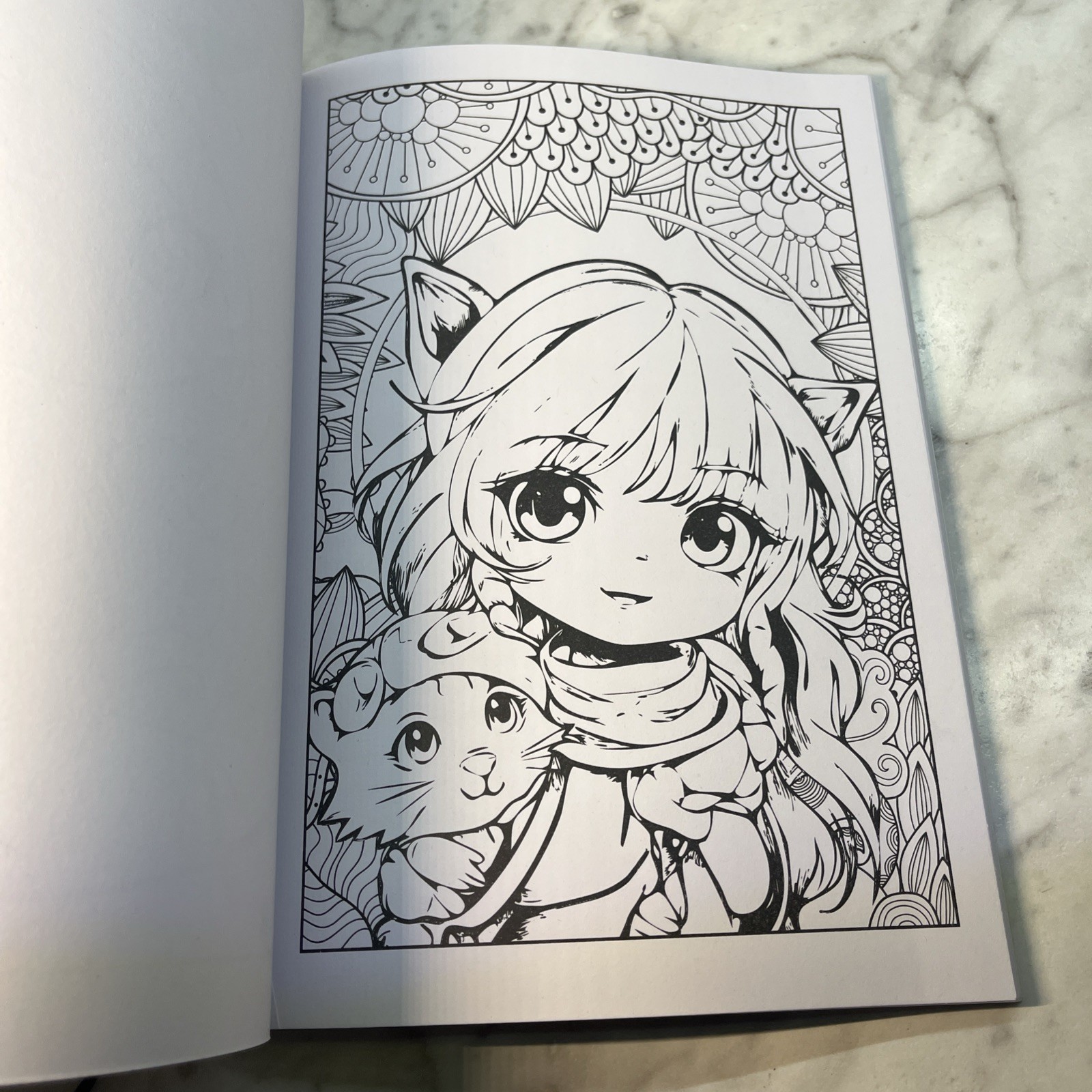 Anime Coloring Book “Advanced Coloring”, Bendon, anime coloring, girl & teens