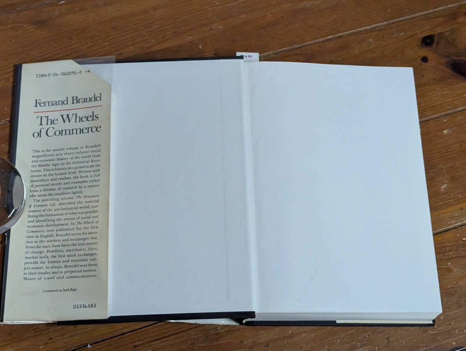 Fernand Braudel Civilization & Capitalism 15th – 18th Century 1979 HCDJ 1st/1st