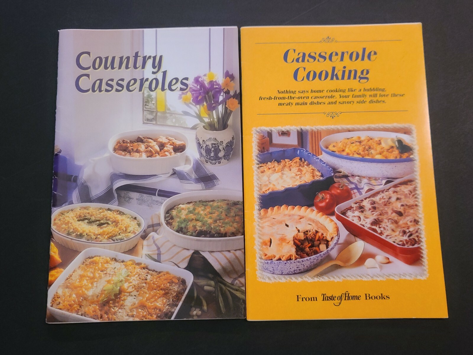 (LOT OF 2) Country Casserole & Casserole Cooking Booklets Cookbook 50 & 35 Pages
