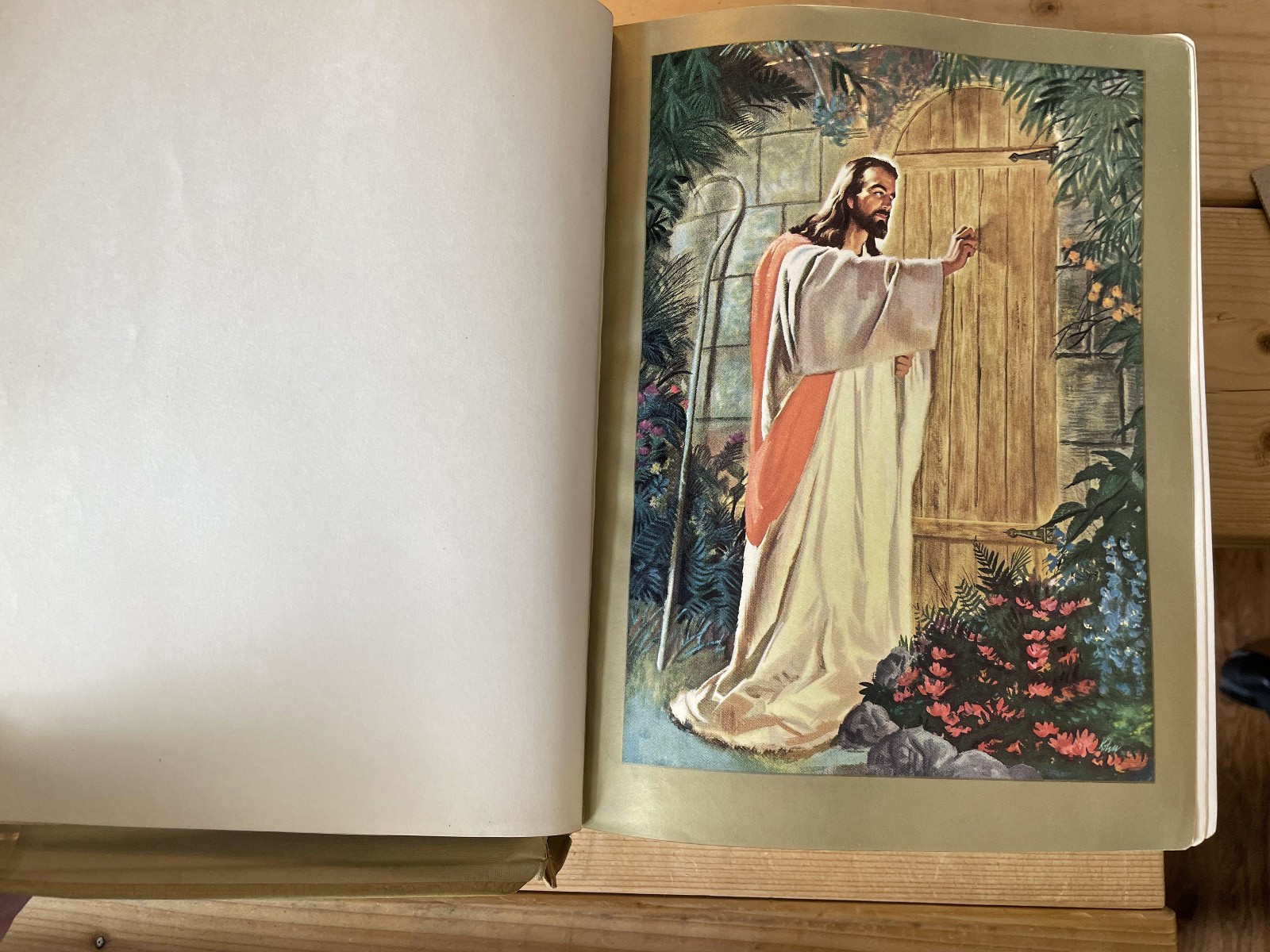 The Holy Bible Good Leader Clarified Edition KJV Illustrated 1957 Vintage