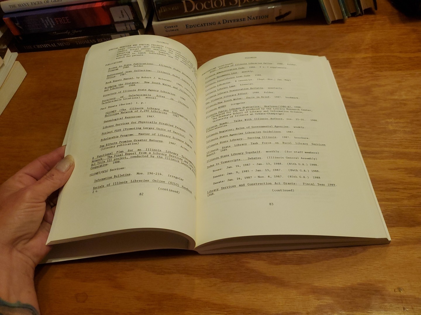 The State Library Agencies: Survey Project Report 1989 by Kellerstrass 1990 PB