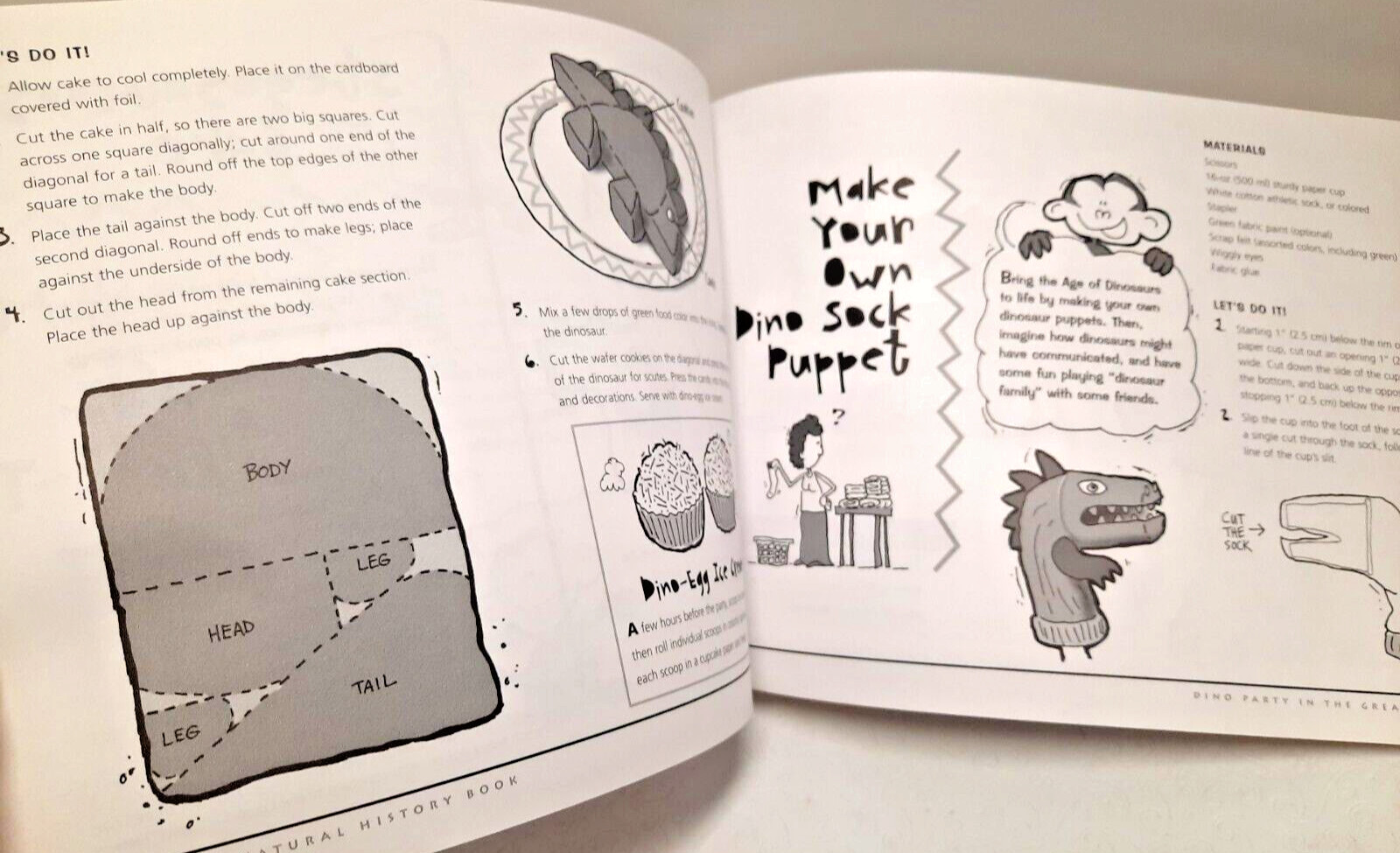 The Kids’ Natural History Book: Making Dinos, Fossils, Mummies & More! Projects